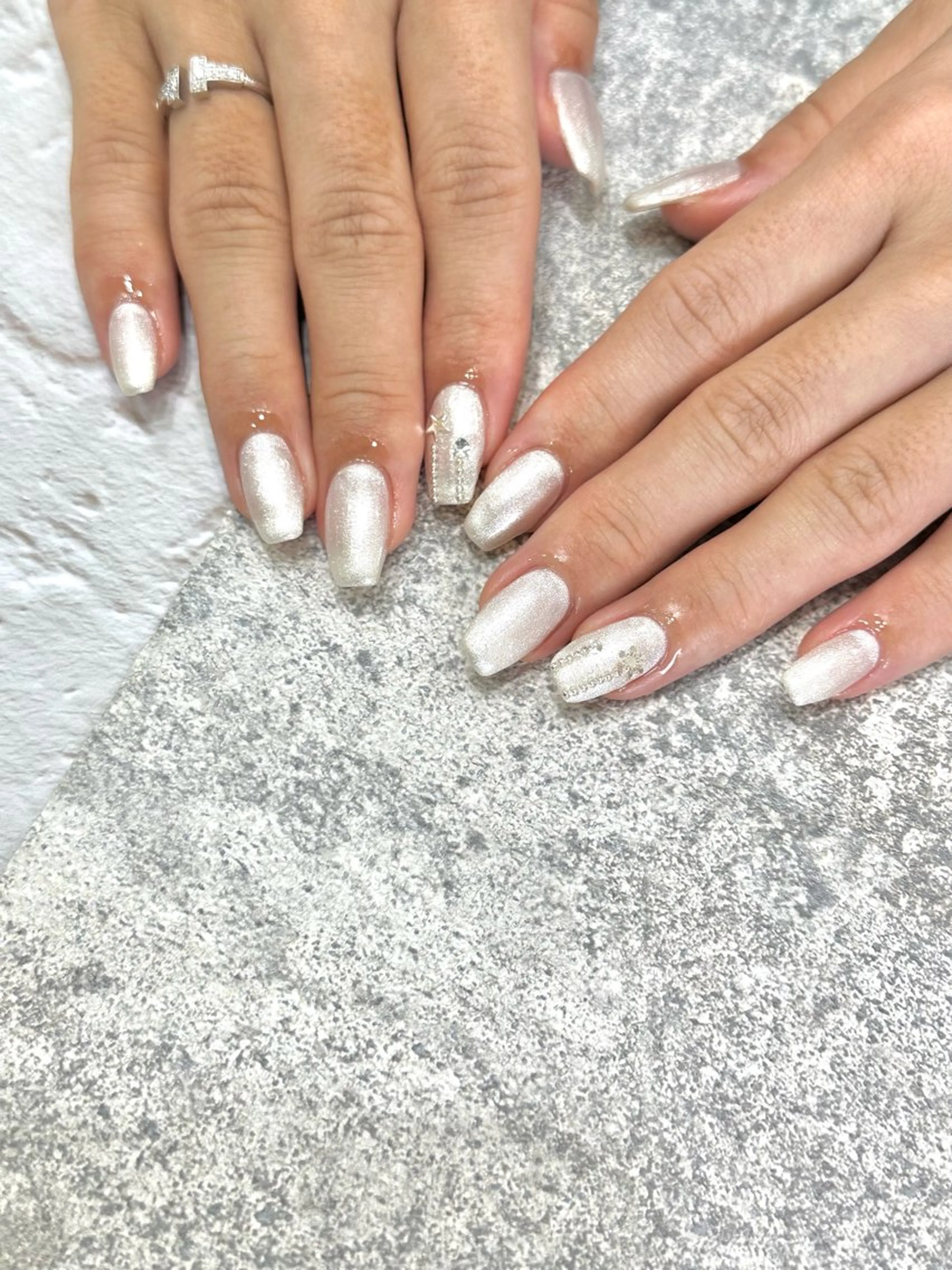 ネイル 冬ネイル Saki _Grancieuxのネイルデザイン