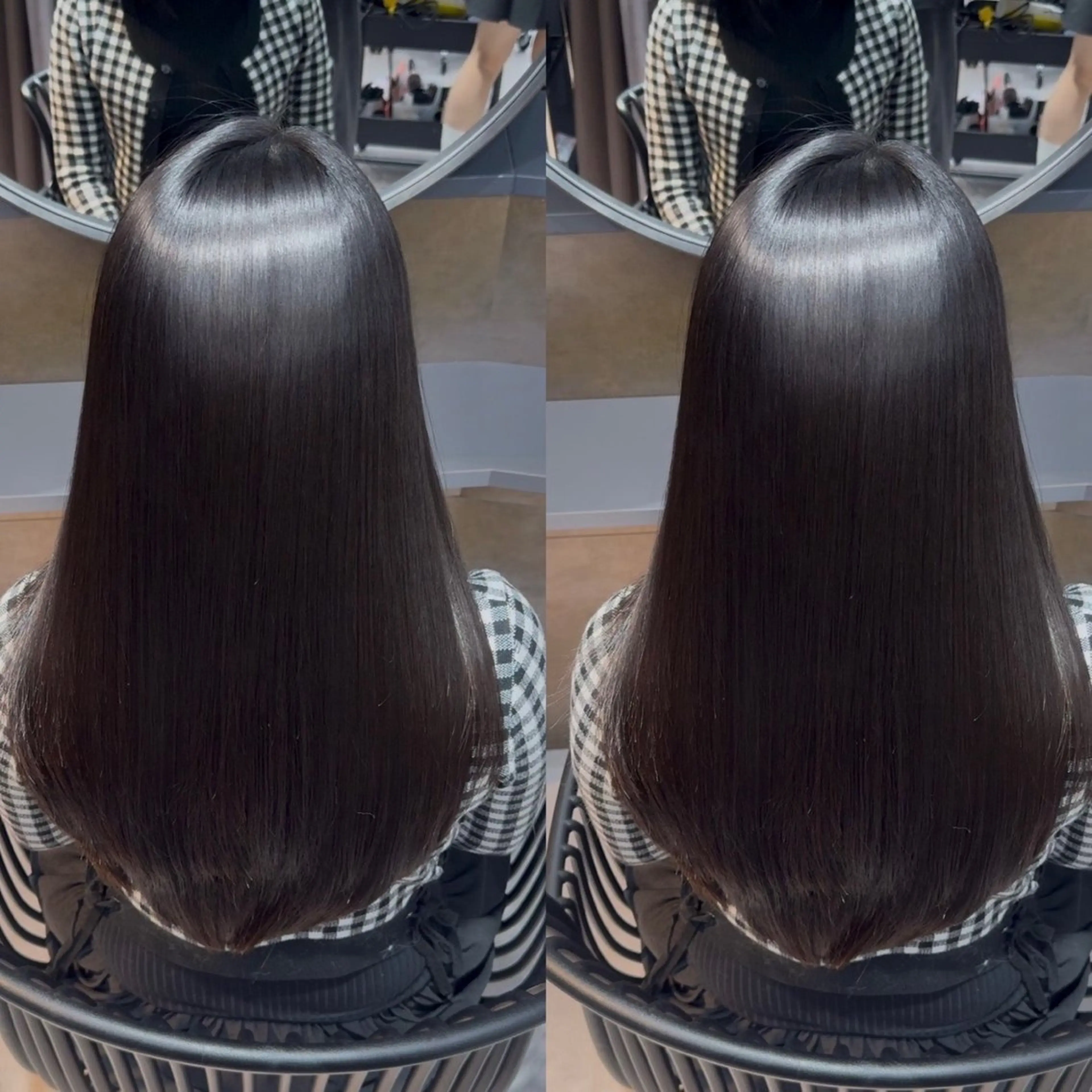 セミロング カラー カット ヘアカラー トリートメント ヘッドスパ 髪質改善/美髪矯正 艶髪/Takutoのヘアスタイル