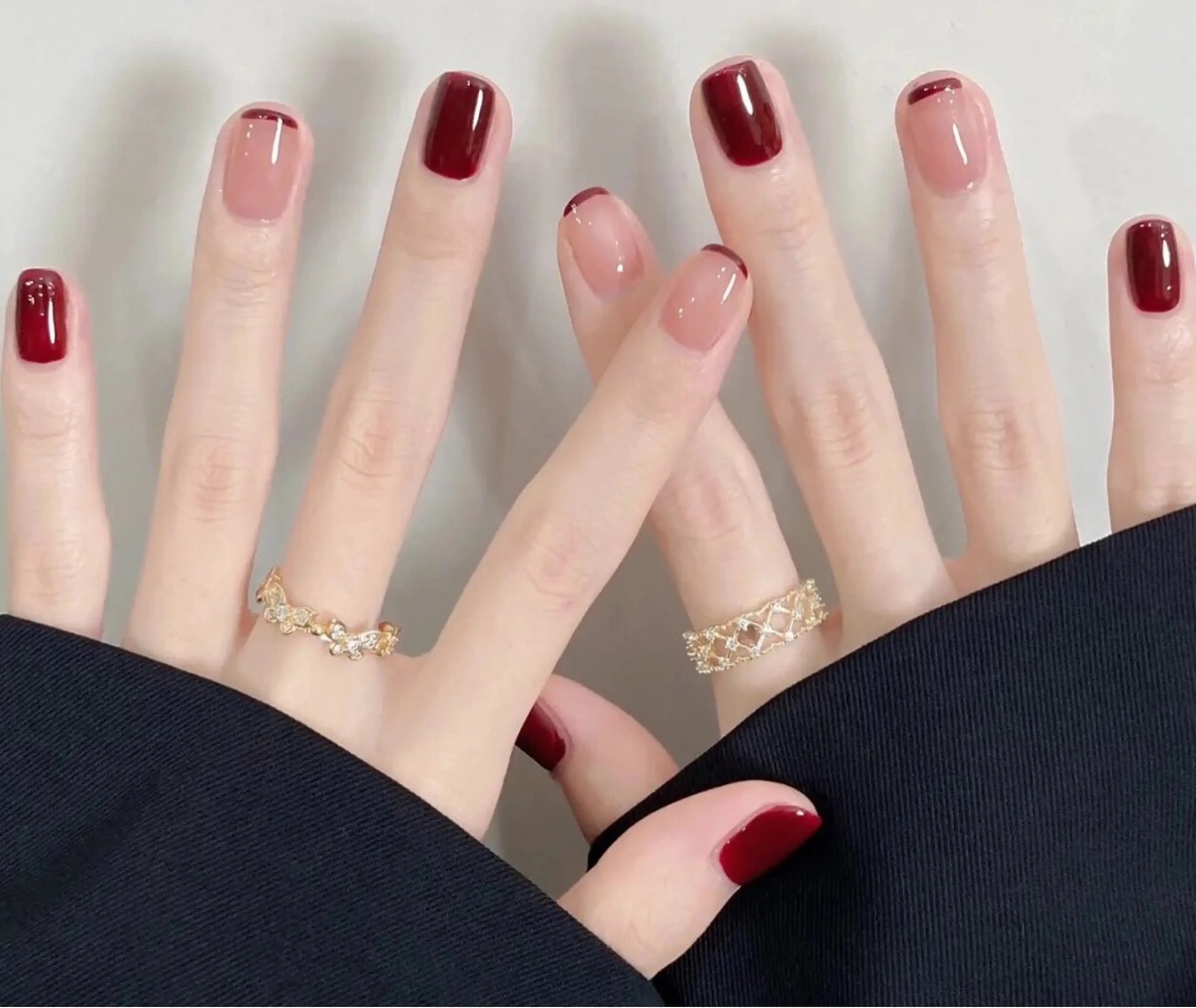 ネイル ハンドネイル MoonNail ユリ🌸のネイルデザイン