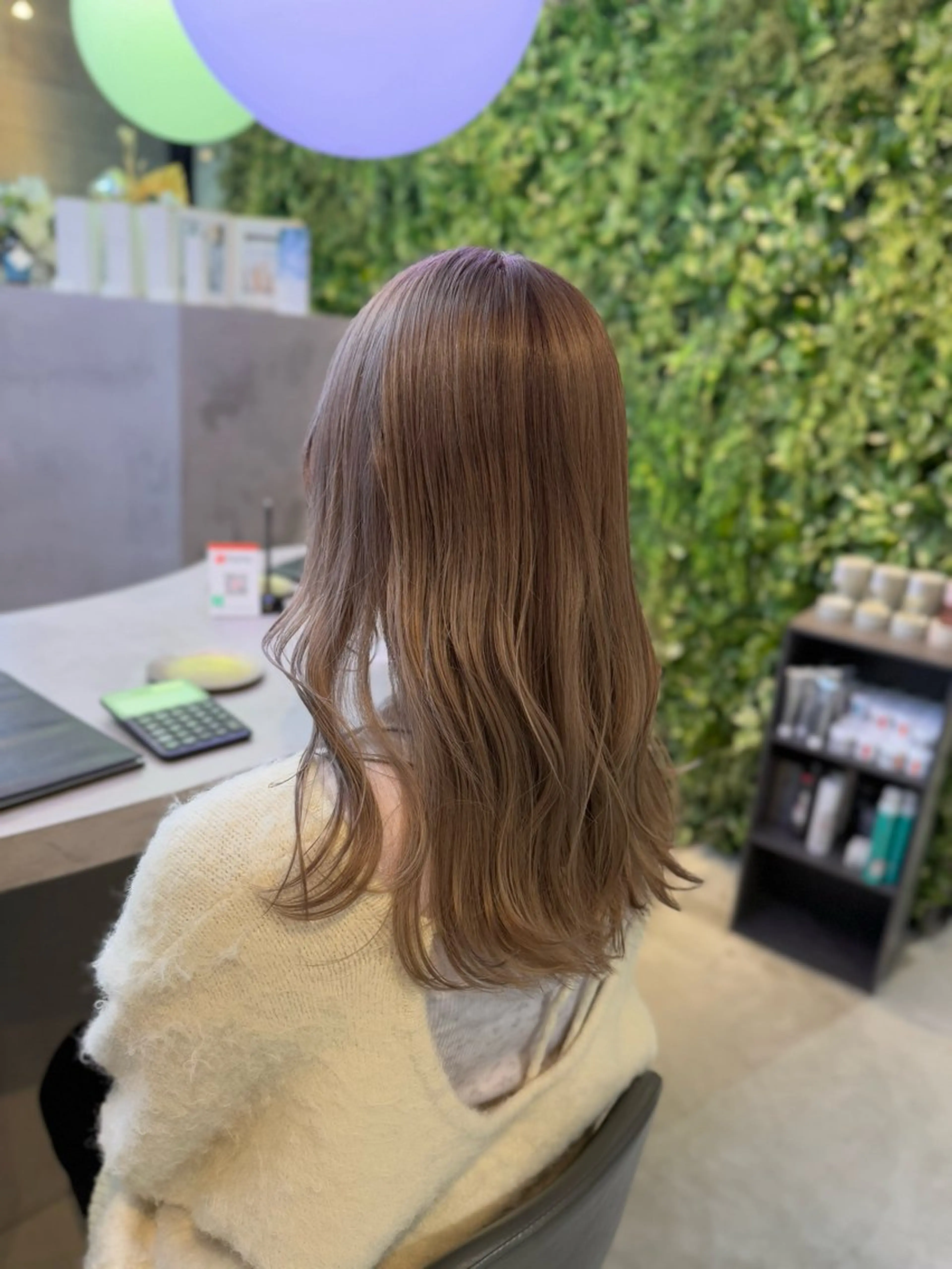 ロング カラー 山本 望華のヘアスタイル