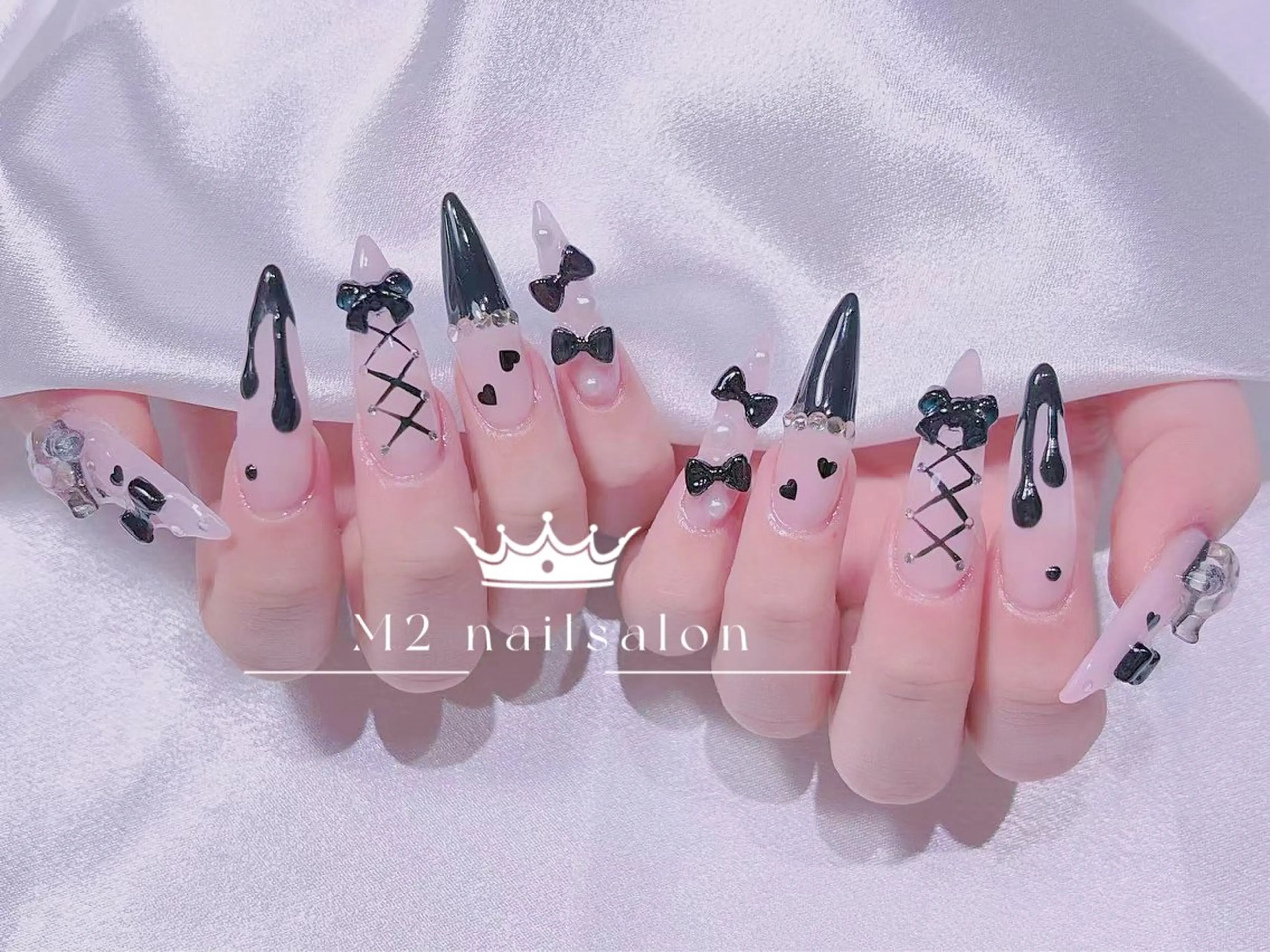 ネイル ハンドネイル 長さだし専門店 M2　rikaのネイルデザイン