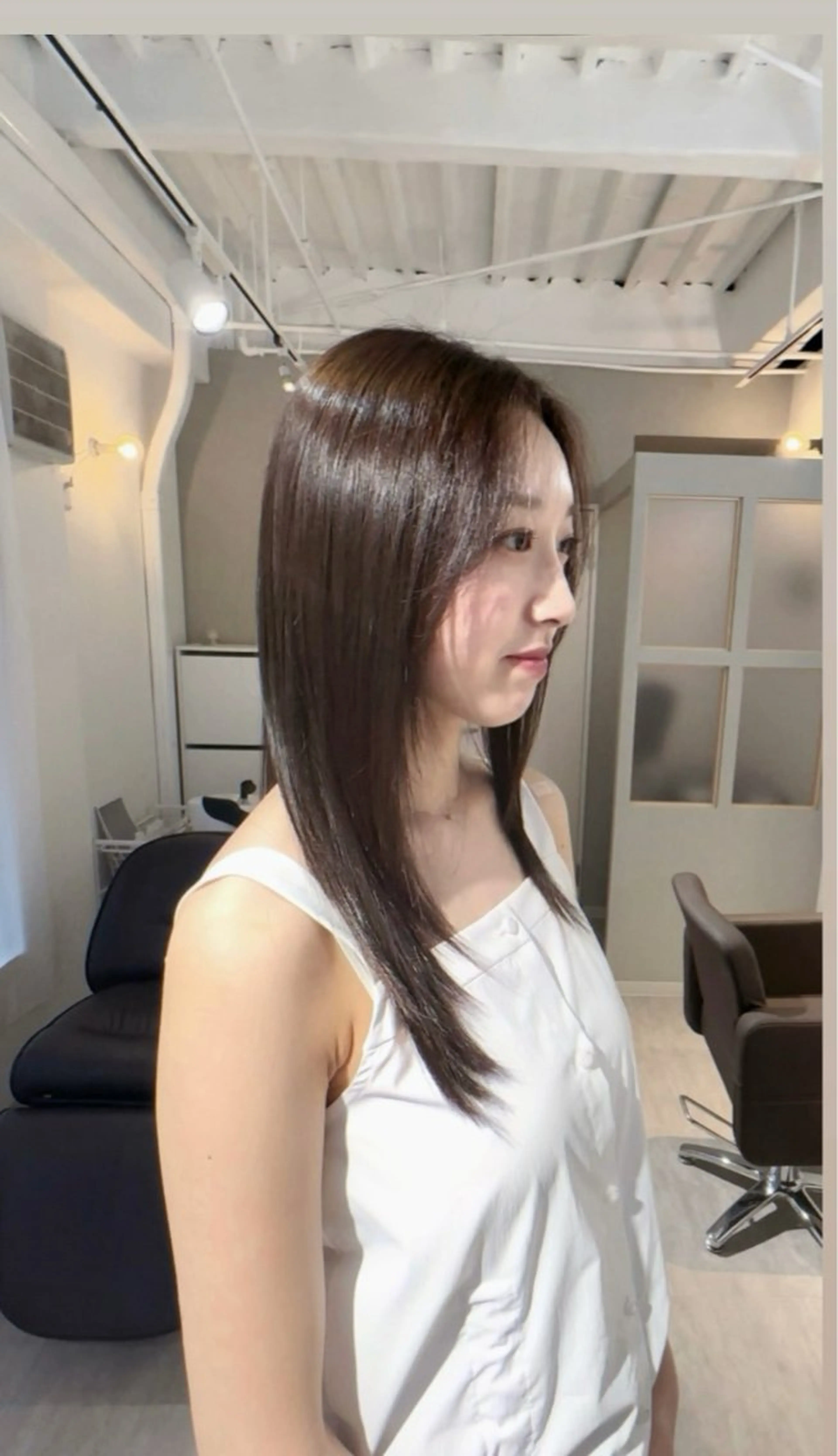 カラー ヘアカラー トリートメント Asuka/髪質改善 /カラー/ヘアセットのヘアスタイル