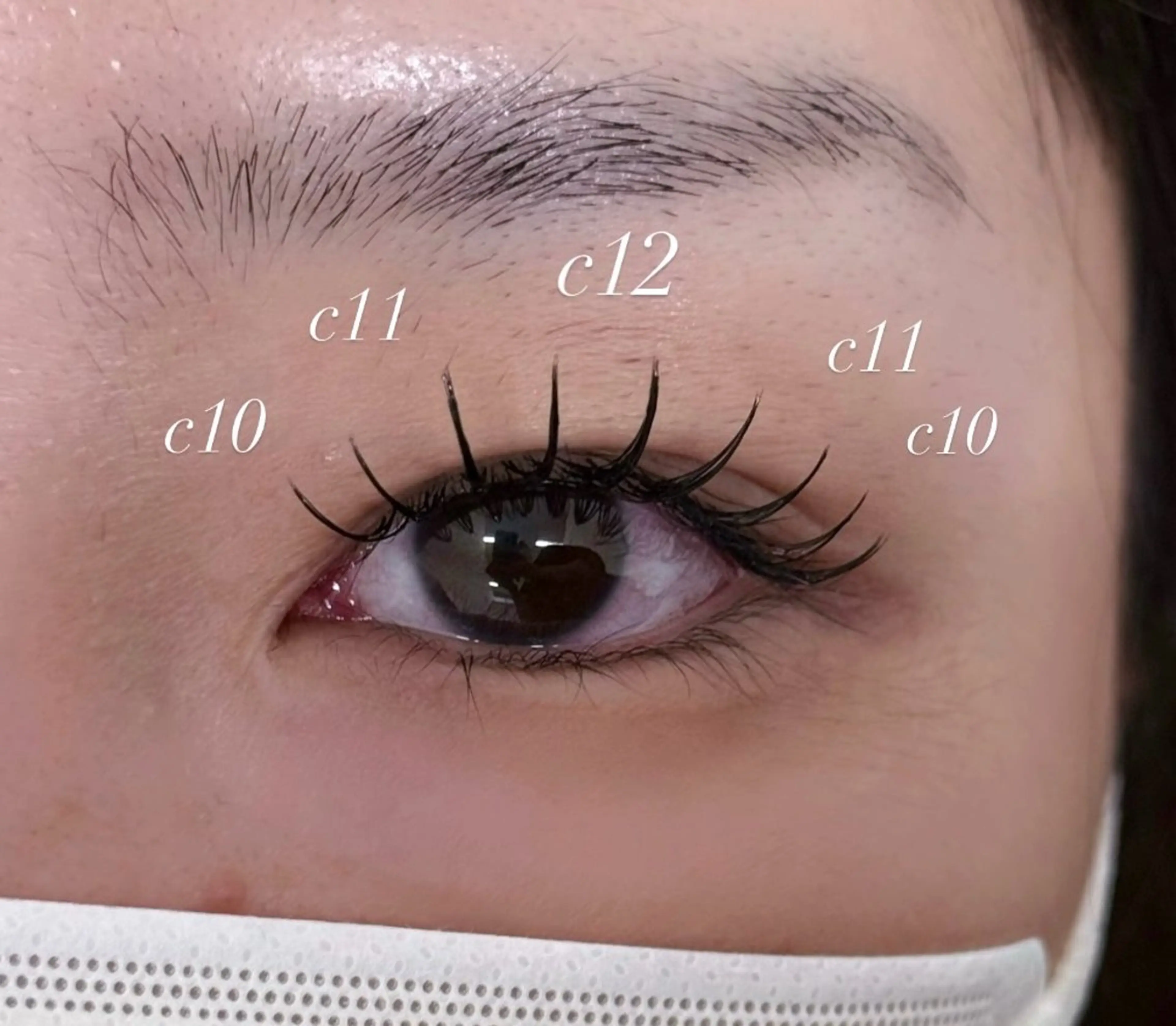 マツエク・マツパ マツエク 髙栁 花舞のマツエク・マツパデザイン