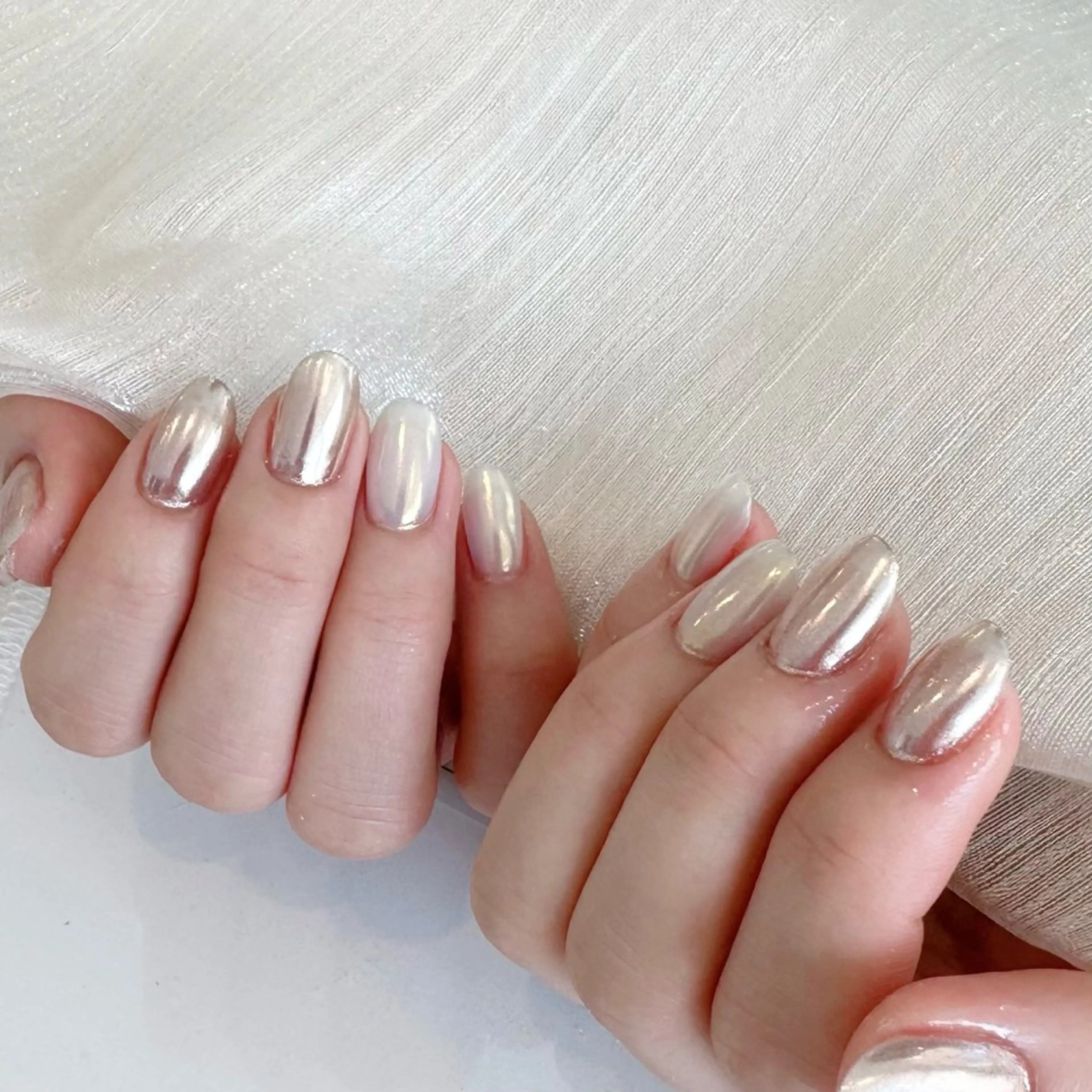 ネイル オーロラネイル ハンドネイル ハンドケア NailDemure 【銀座店】のネイルデザイン