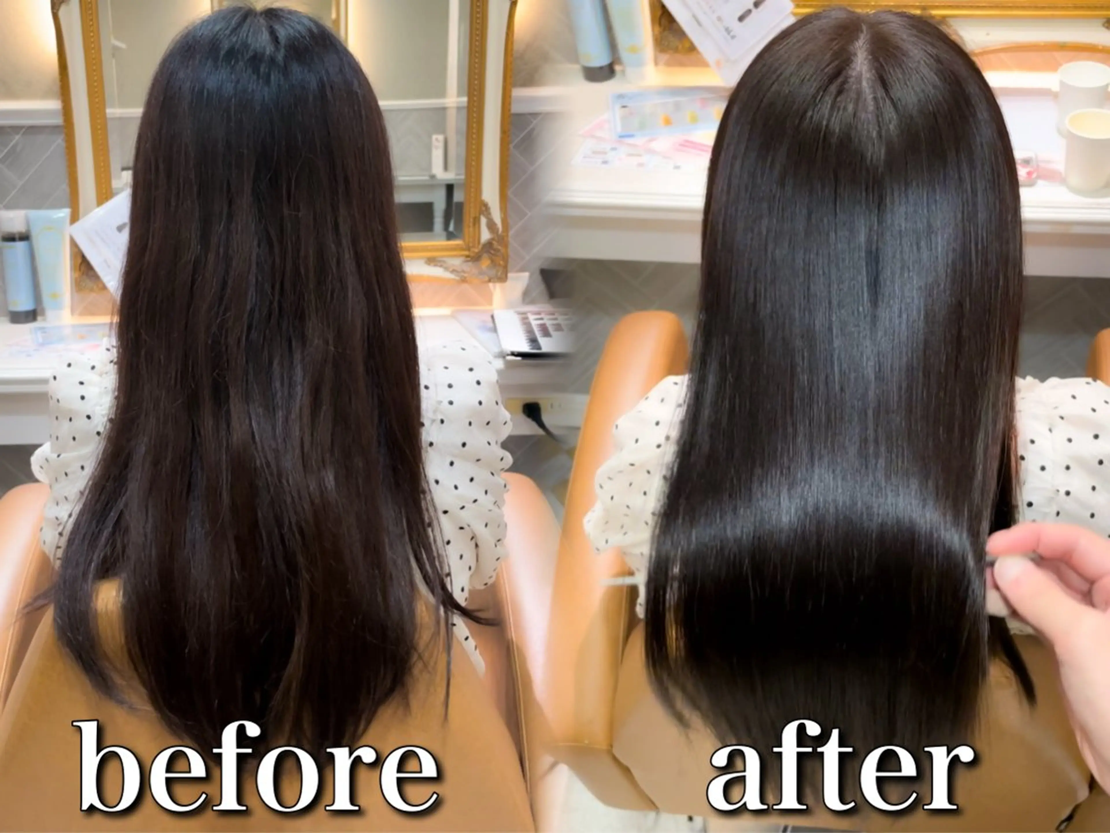 ロング 髪質改善 韓国風ヘア レイヤーカット ロング 縮毛矯正 カット ヘアカラー 縮毛矯正 トリートメント 美髪縮毛矯正🤍 髪質改善/Shinaのヘアスタイル