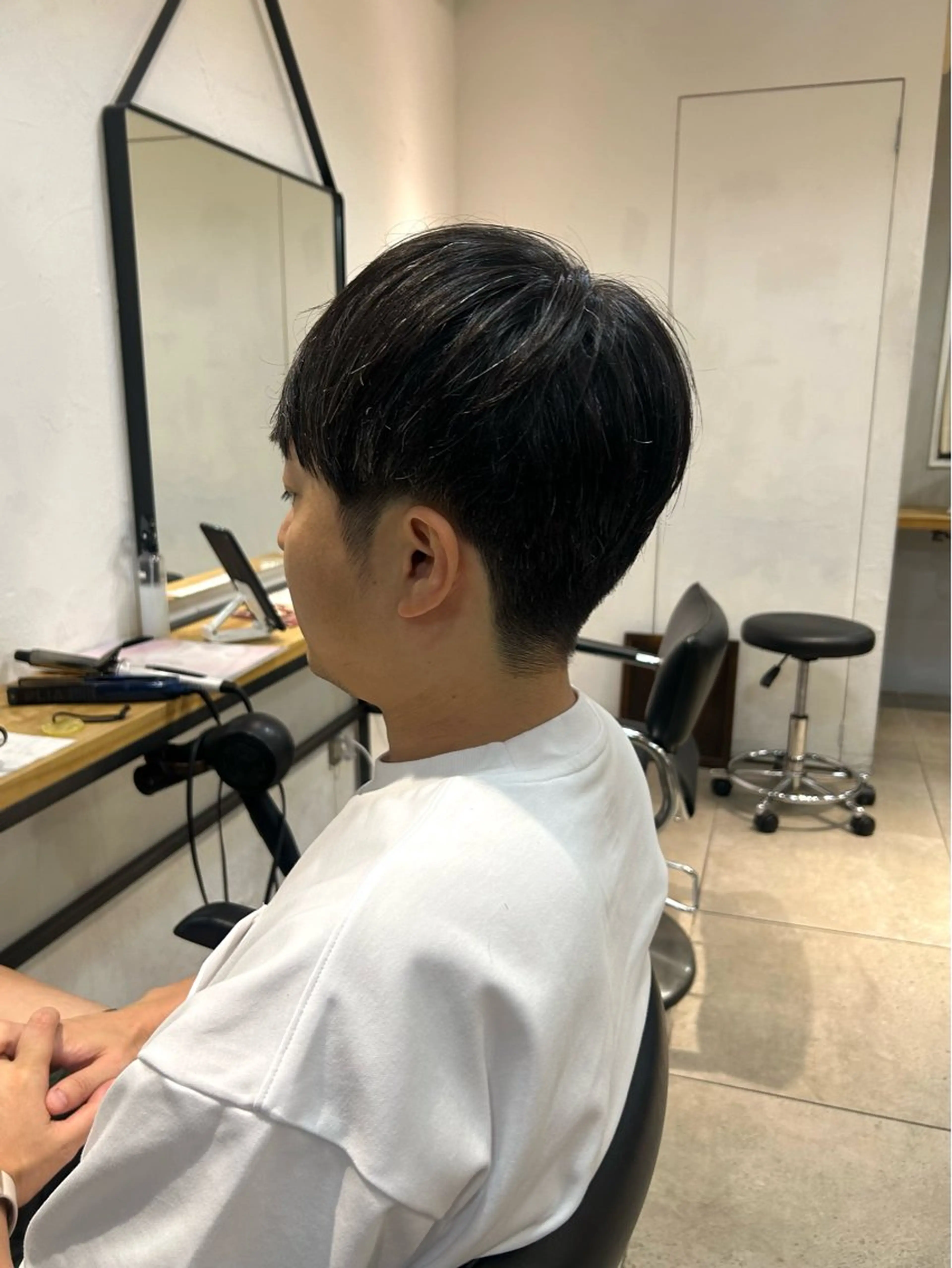 メンズ ショートカット/ ベージュ/moekaのヘアスタイル