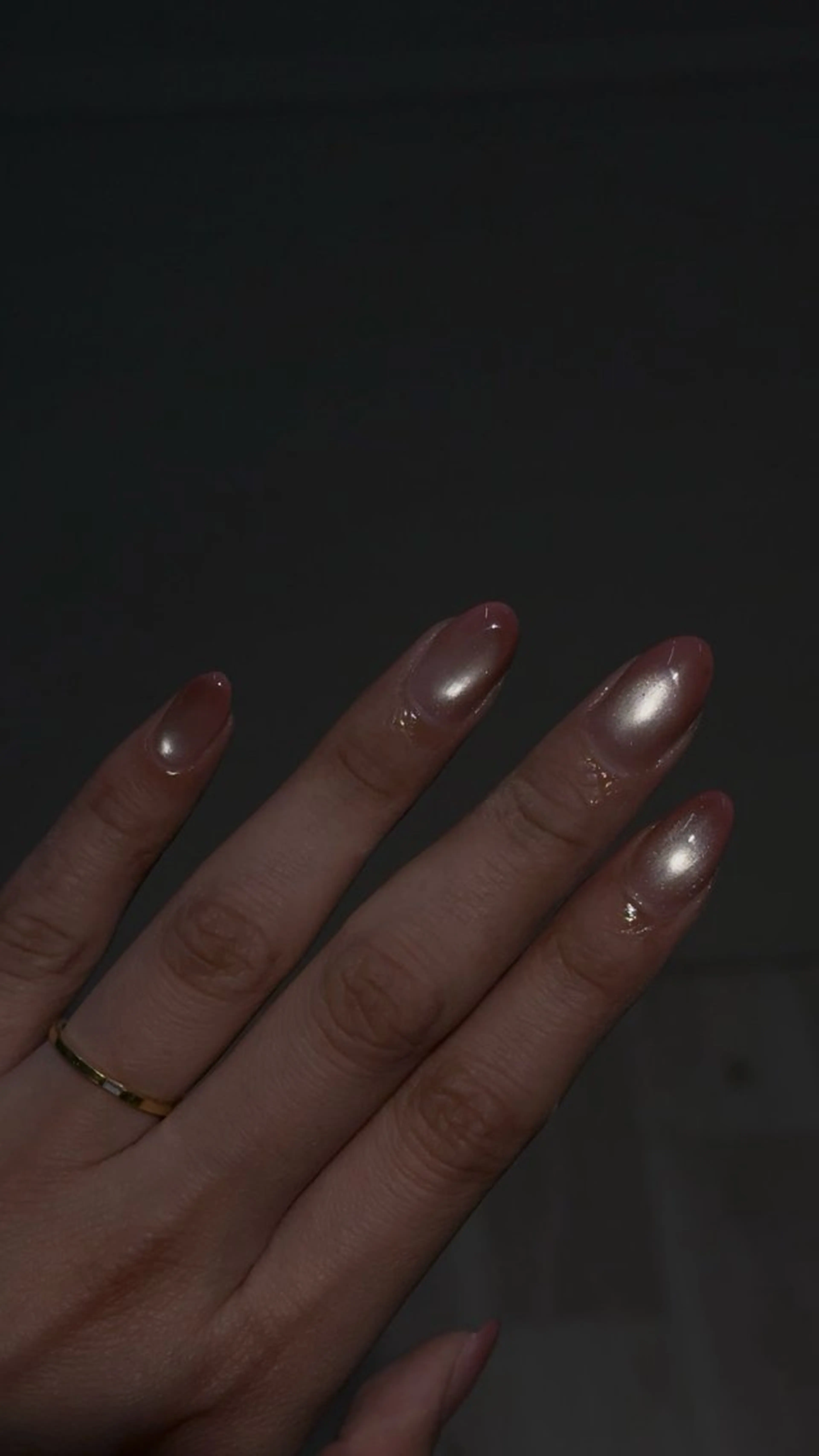 ネイル グラデーション マグネットネイル ハンドネイル Agate miku🎀‧₊のネイルデザイン