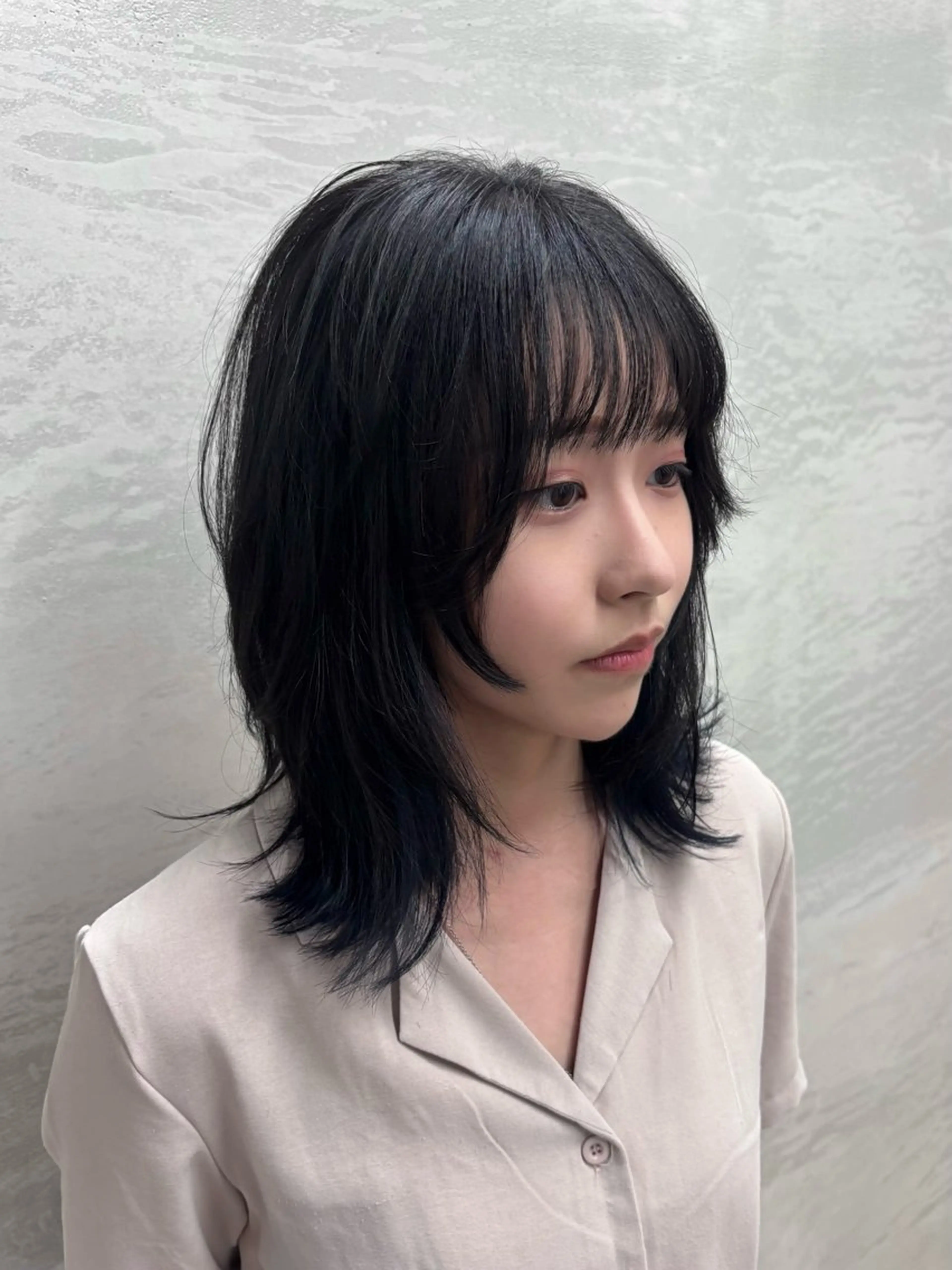 ミディアム 👑似合わせレイヤー が好評👑佐久田のヘアスタイル