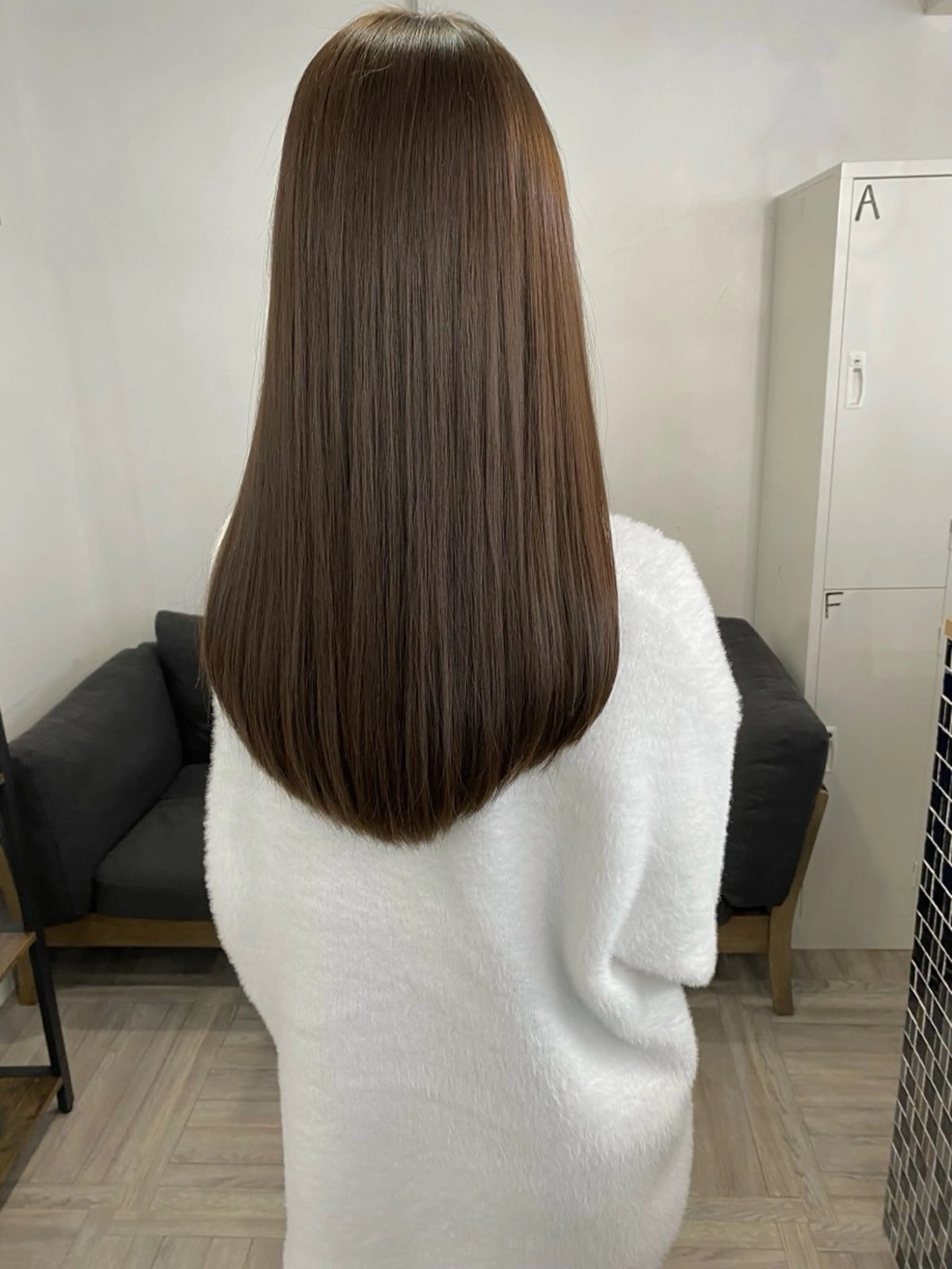 透明感カラー+トリートメントの写真