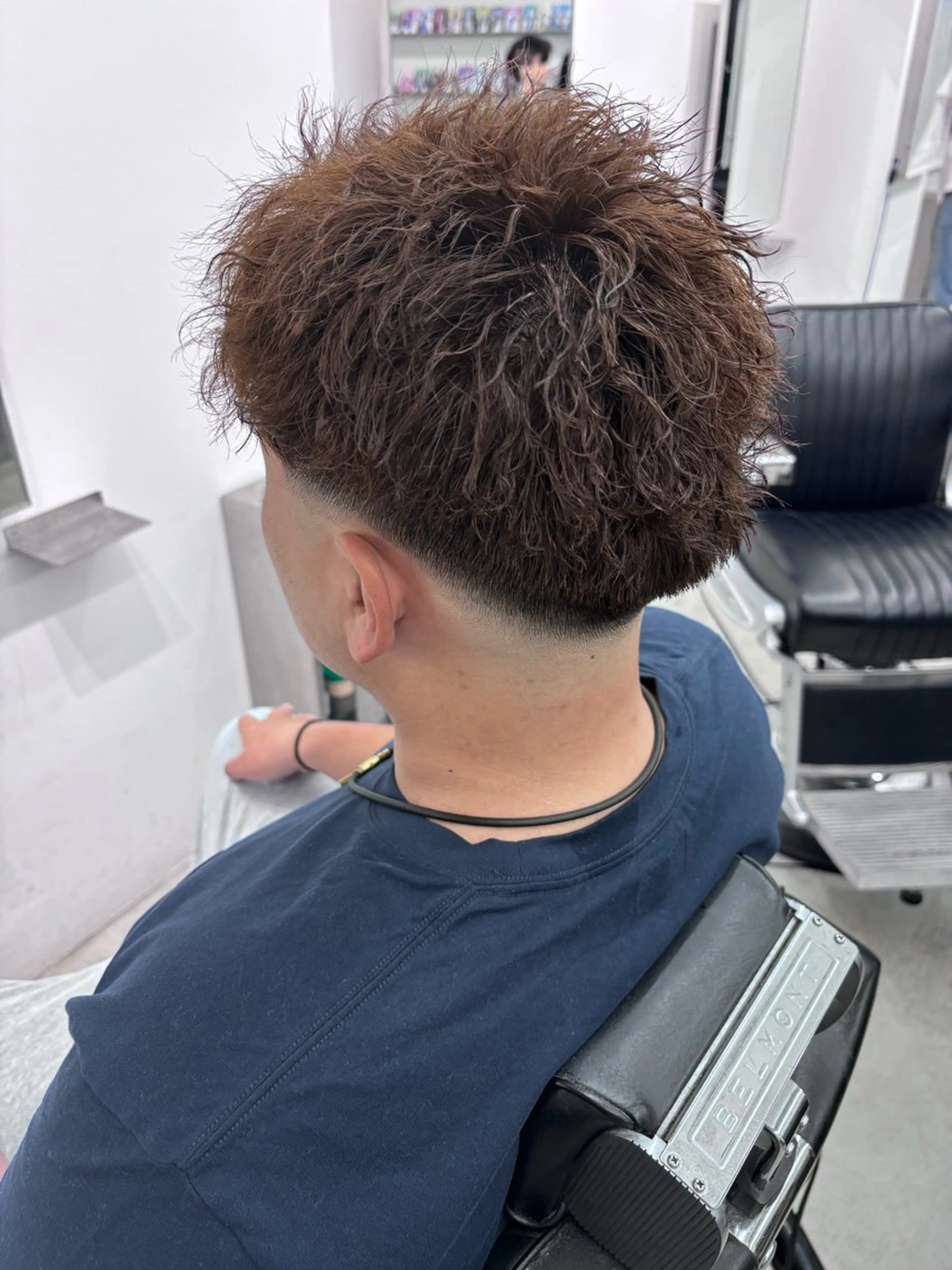 カラー パーマ メンズ カット ヘアカラー パーマ 土岐 仁/メンズ専門 パーマ特化美容師🔥のヘアスタイル