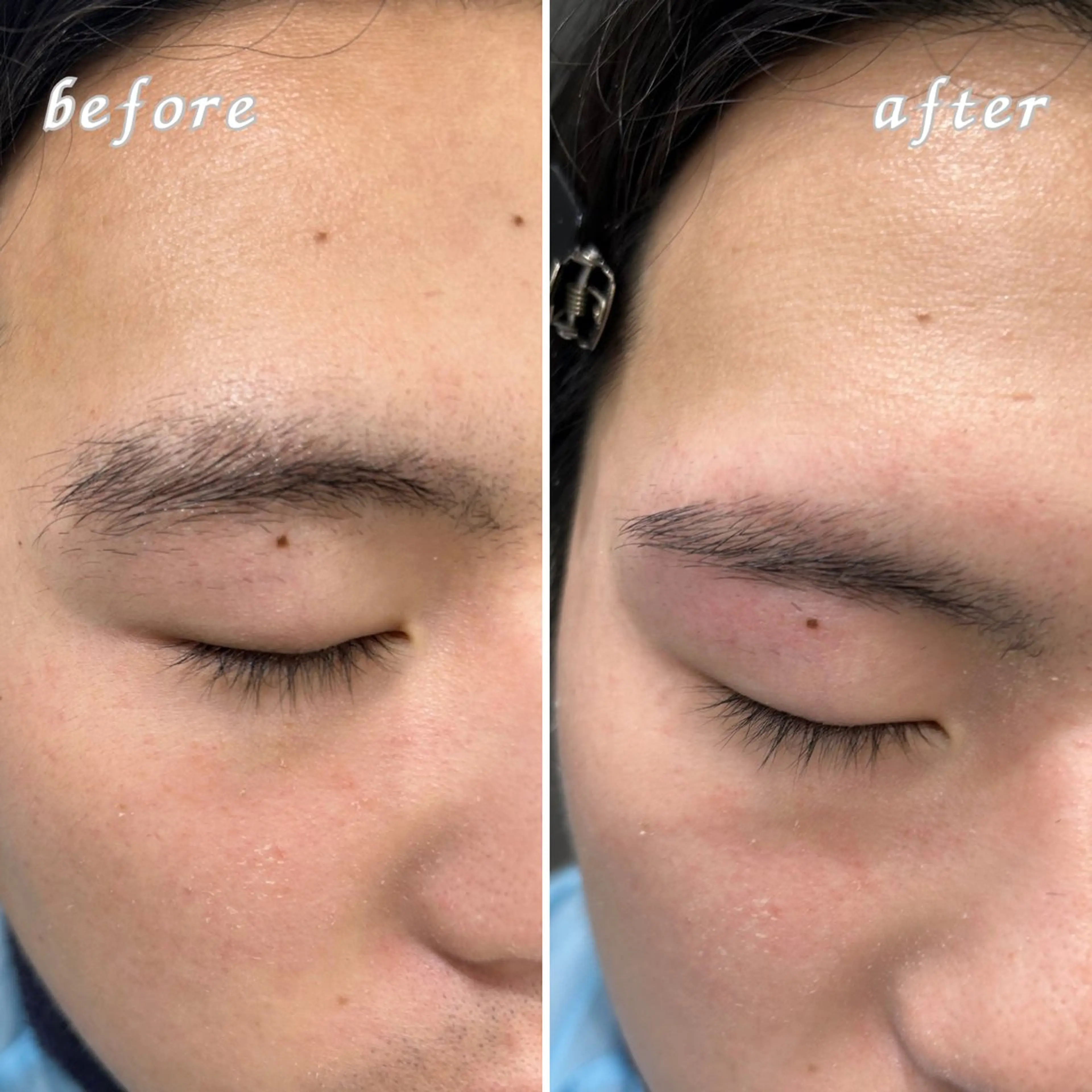 アイブロウ メンズアイブロウ 眉毛ワックス脱毛 ワックス脱毛 アイブロウWAX /似合わせ眉特化のヘアスタイル