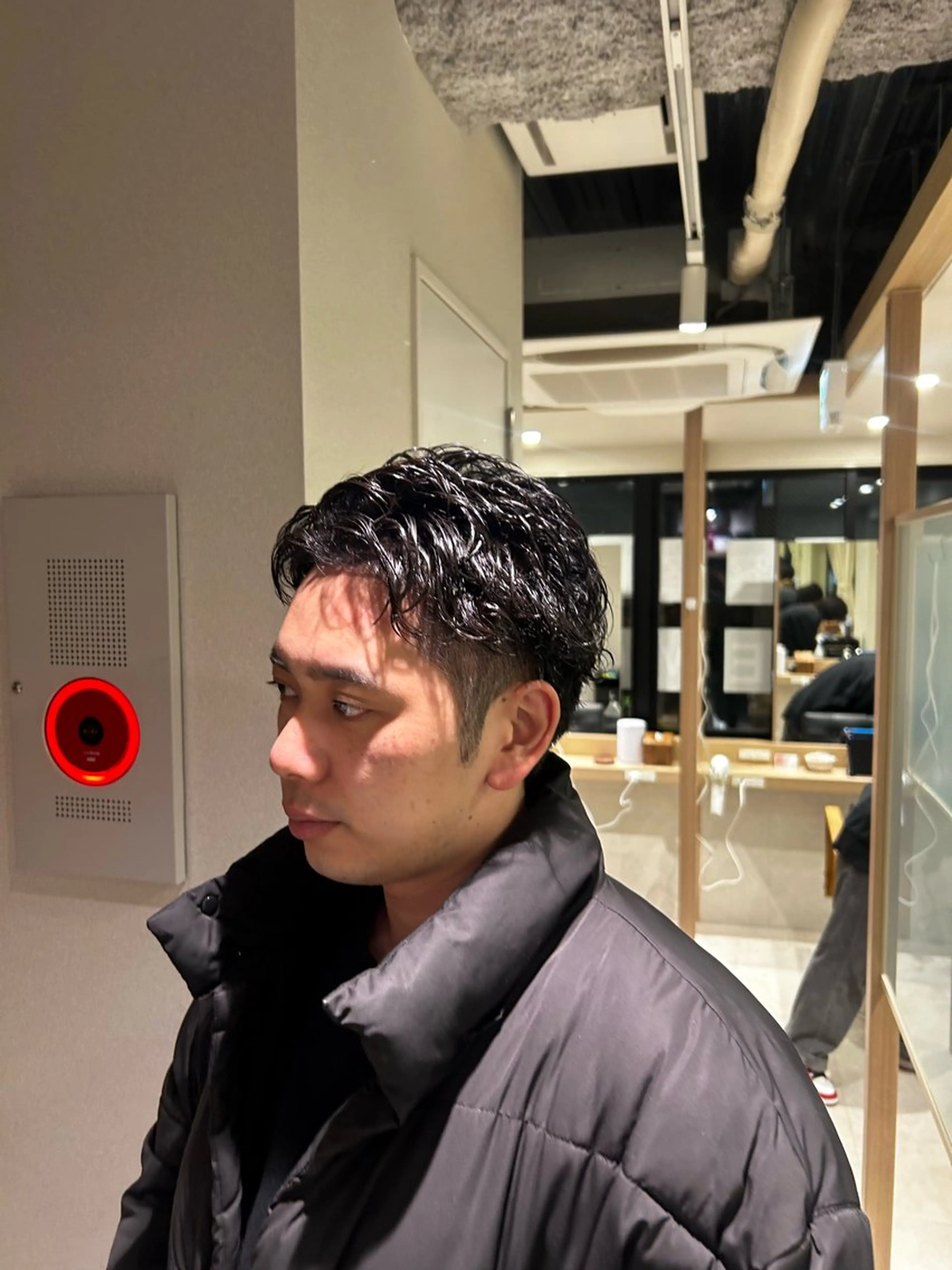 メンズ カット パーマ 佐藤 嶺のヘアスタイル