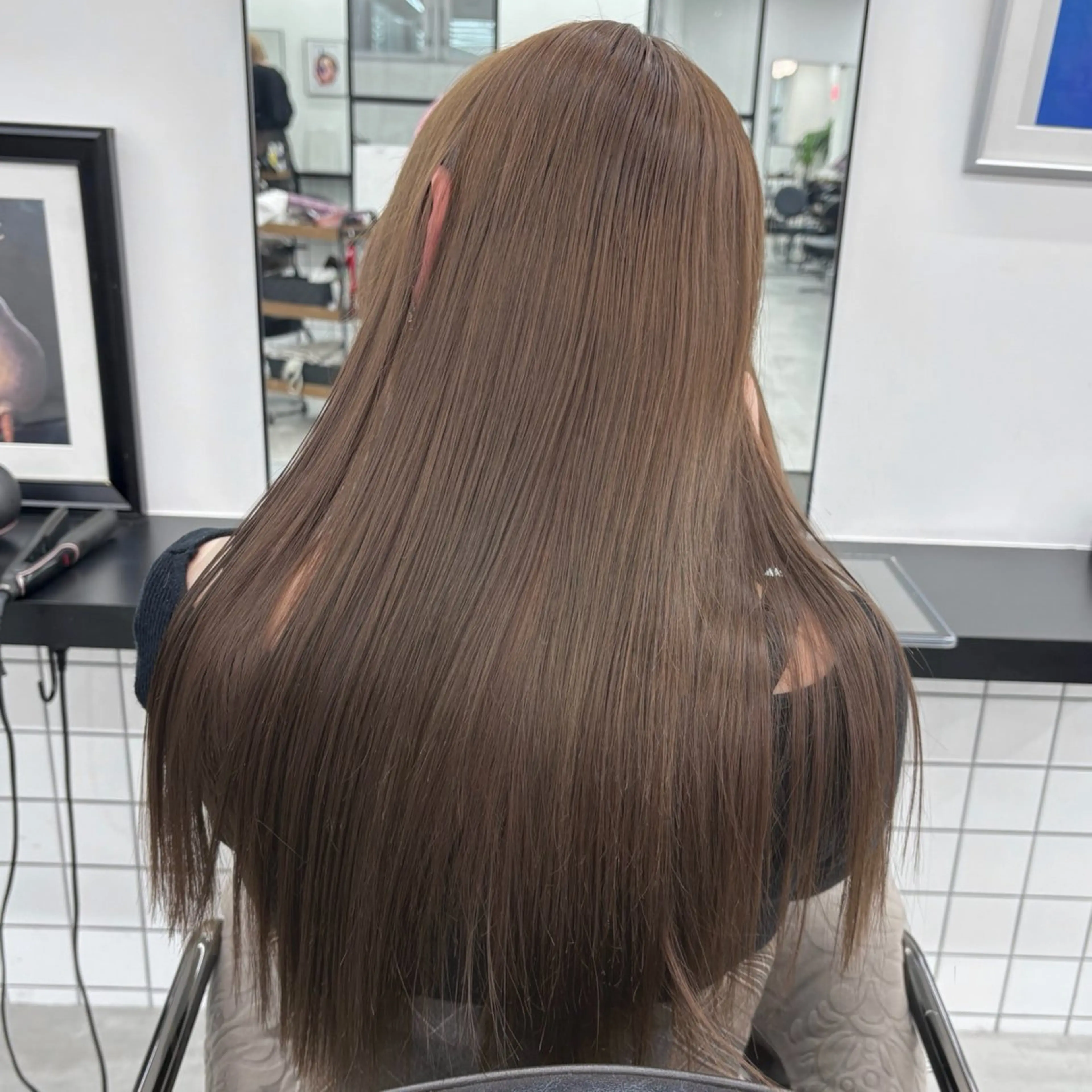 ロング カラー ベージュカラー ブリーチ ブラウンカラー ブラウンベージュ 透明感カラー ヘアカラー 矢場町/8時-22時 JILLSTUDIOのヘアスタイル