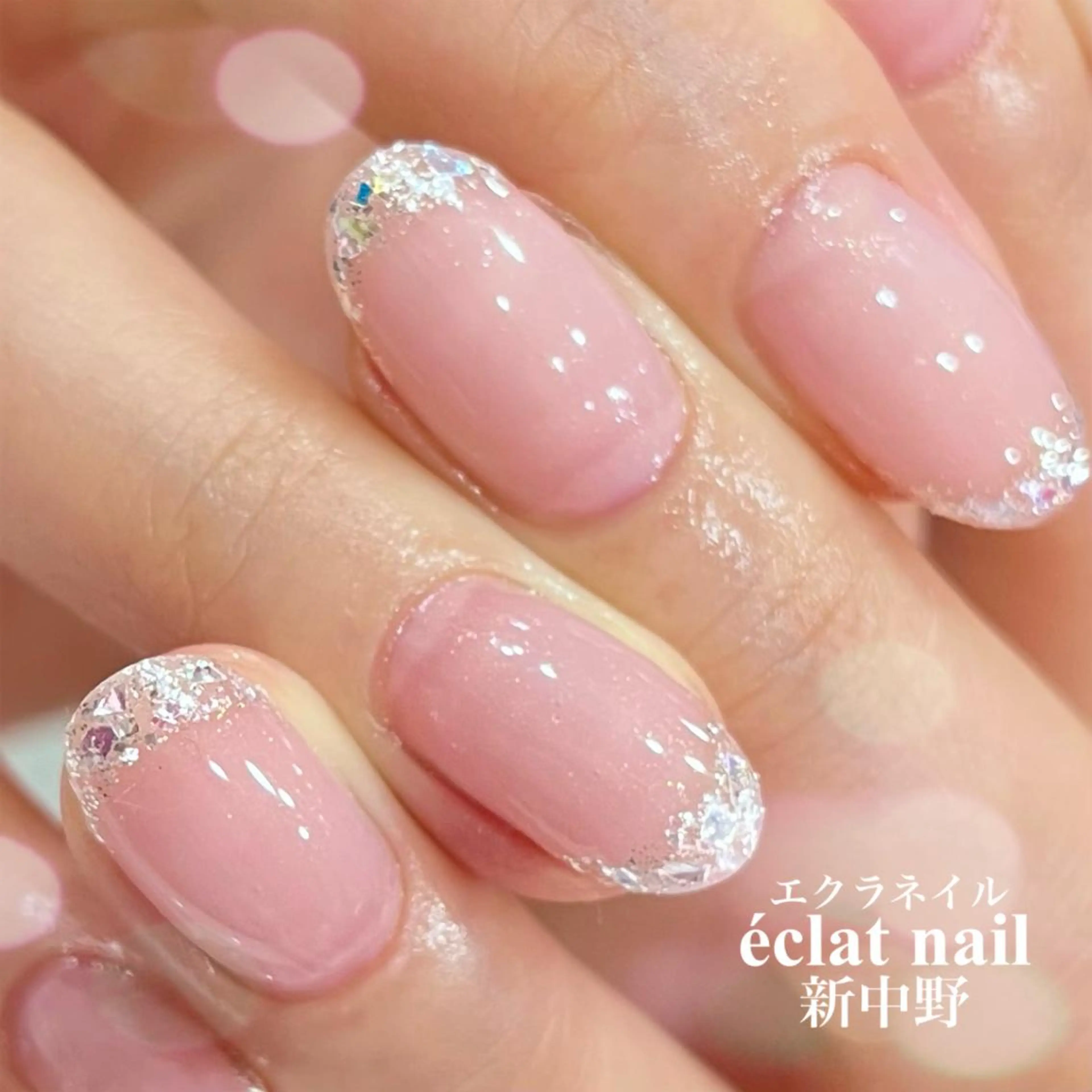 ネイル フレンチネイル ジェルネイル ガラスフレンチ オフィスネイル ワンカラーネイル エクラネイル 大沢さやかのネイルデザイン