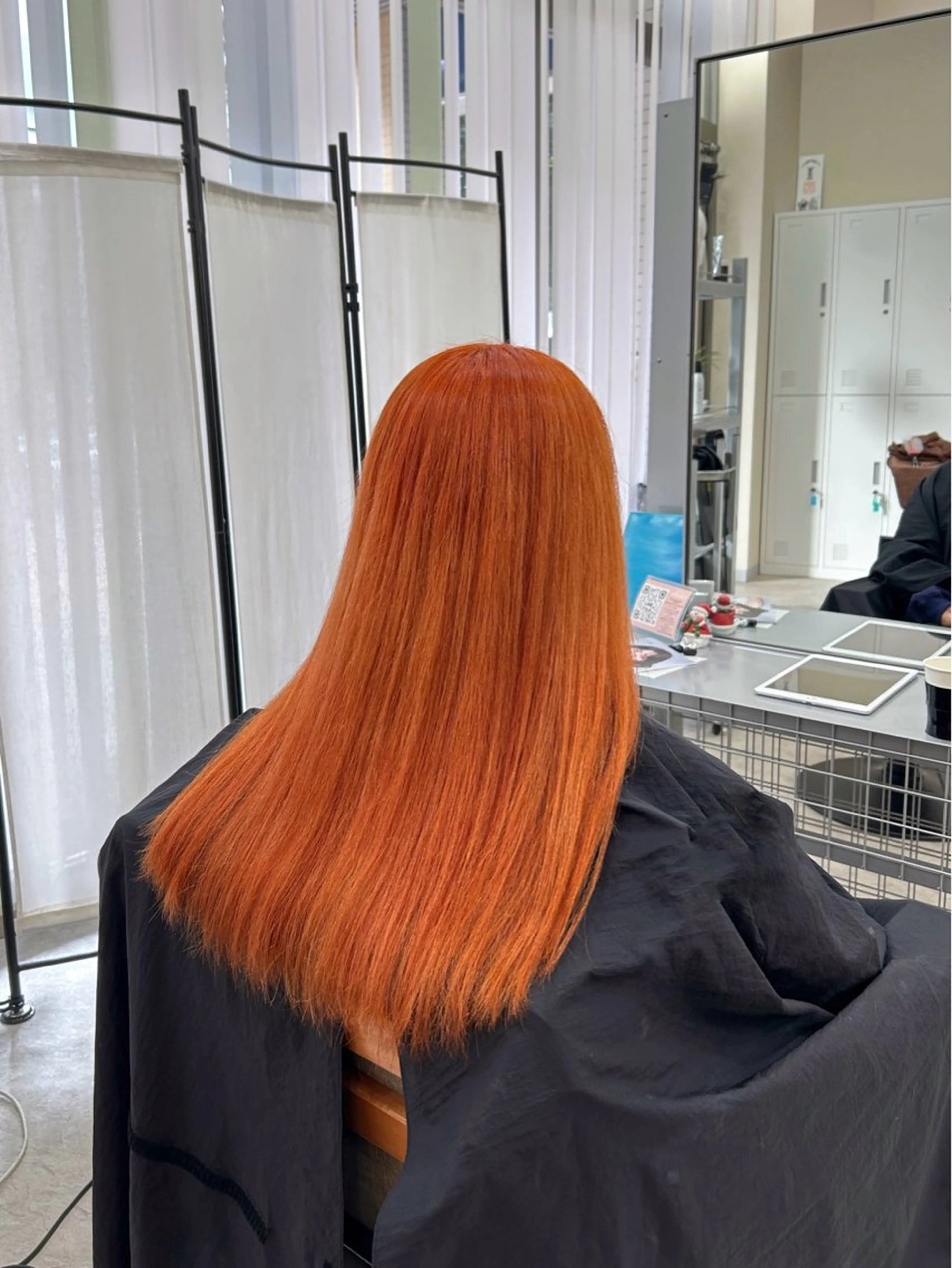 ロング ヘアカラー トリートメント MIDORI🎀 透明感/ベージュのヘアスタイル