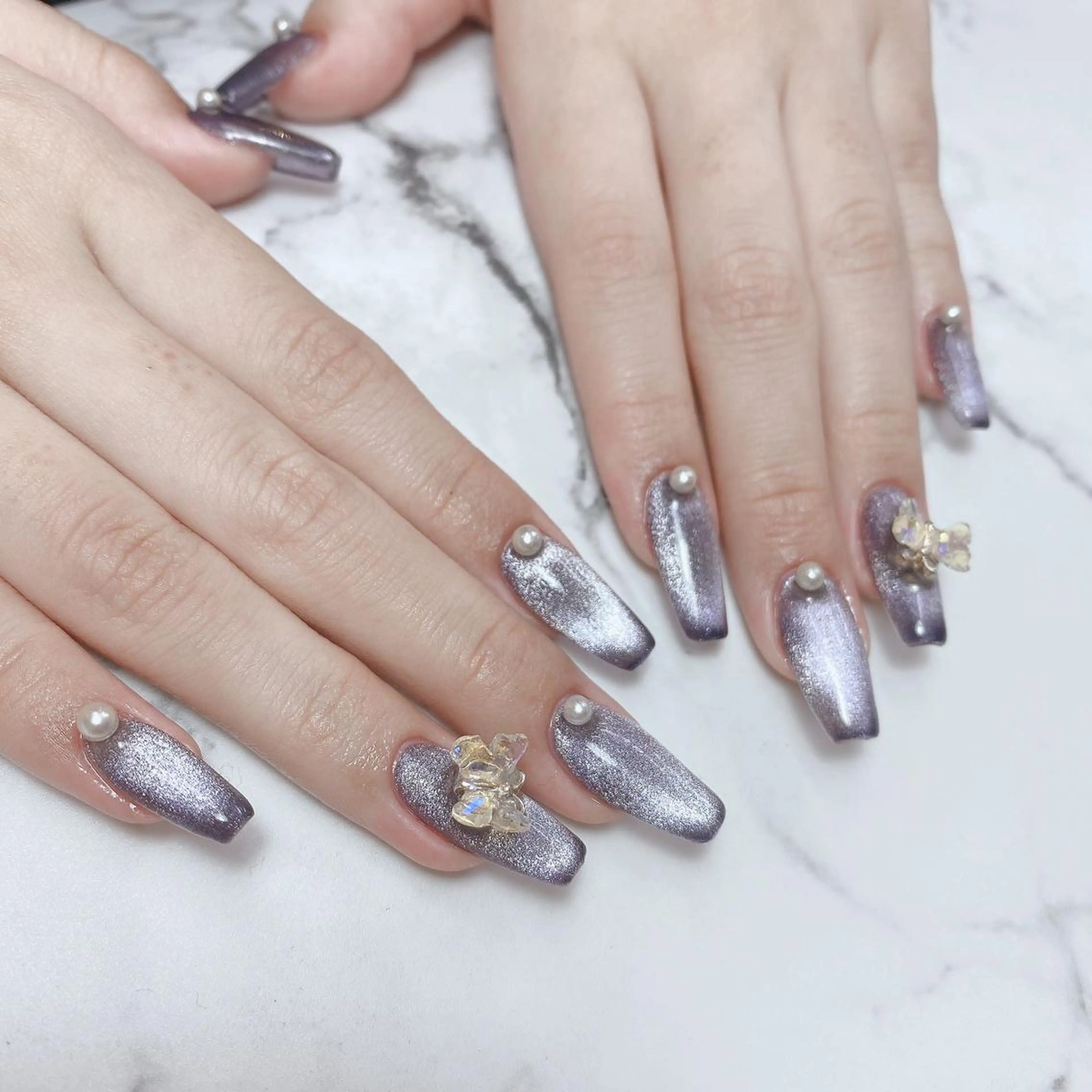 ネイル スカルプネイル 石原 夕華のネイルデザイン