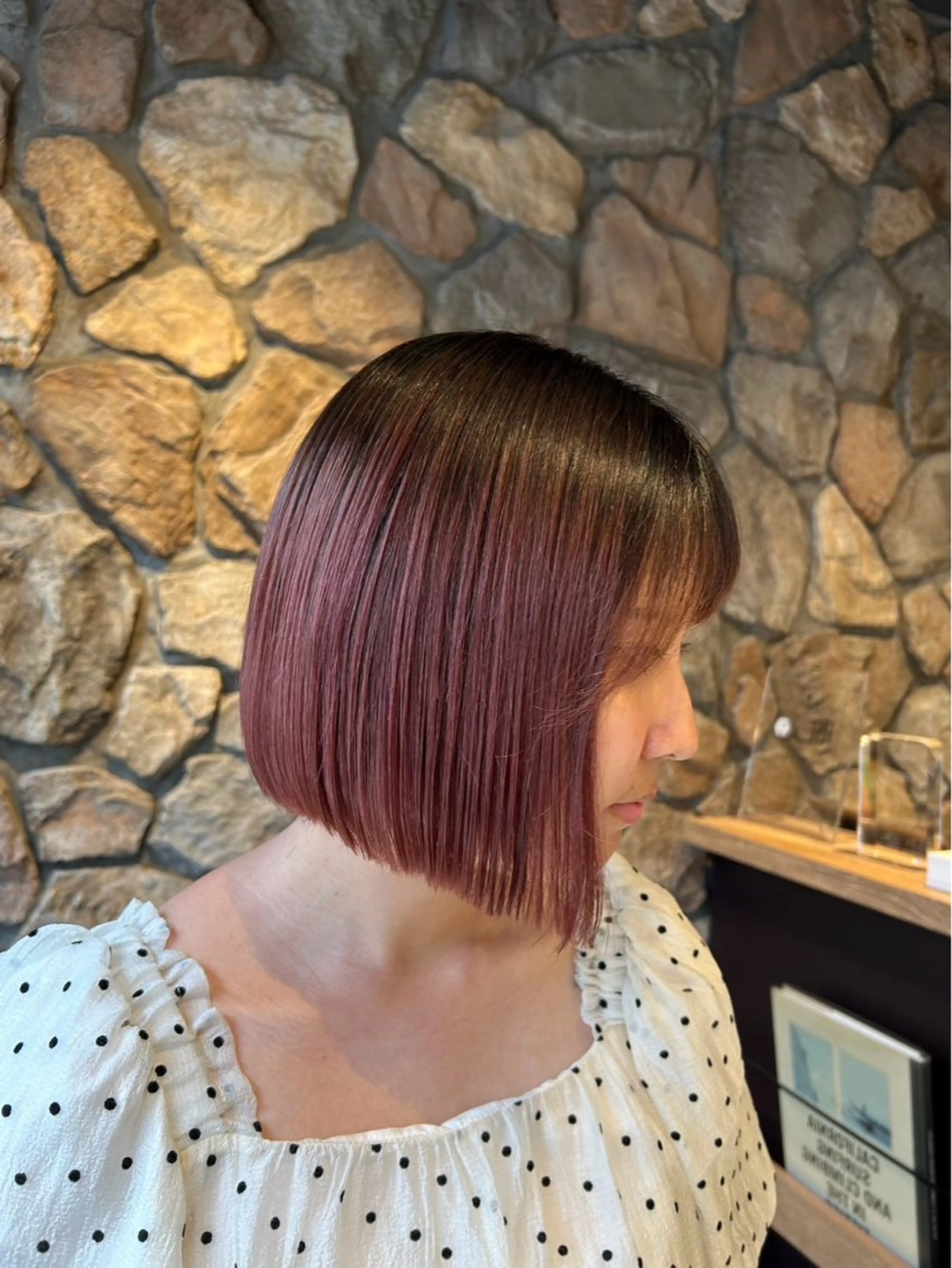 ミディアム 小玉 唯依のヘアスタイル