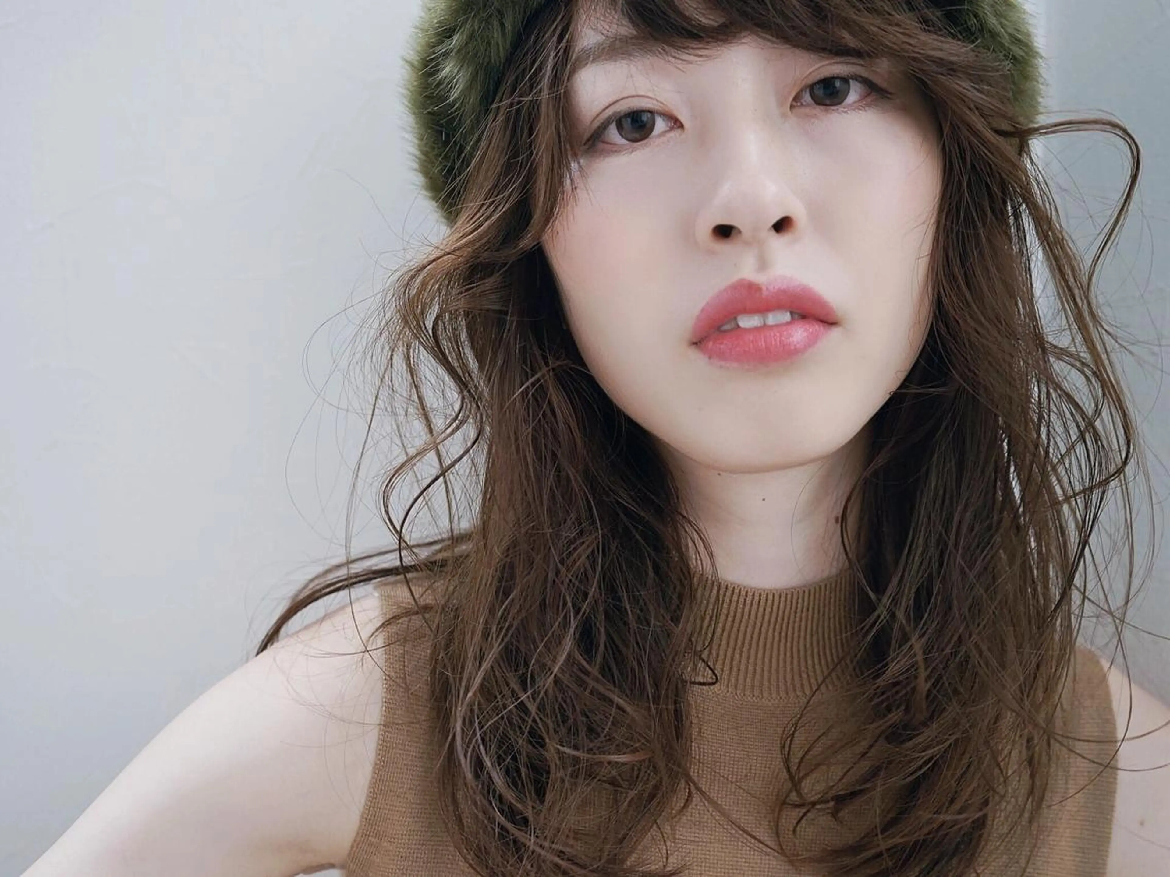 ロング カラー カット ヘアカラー トリートメント 花井 啓好のヘアスタイル