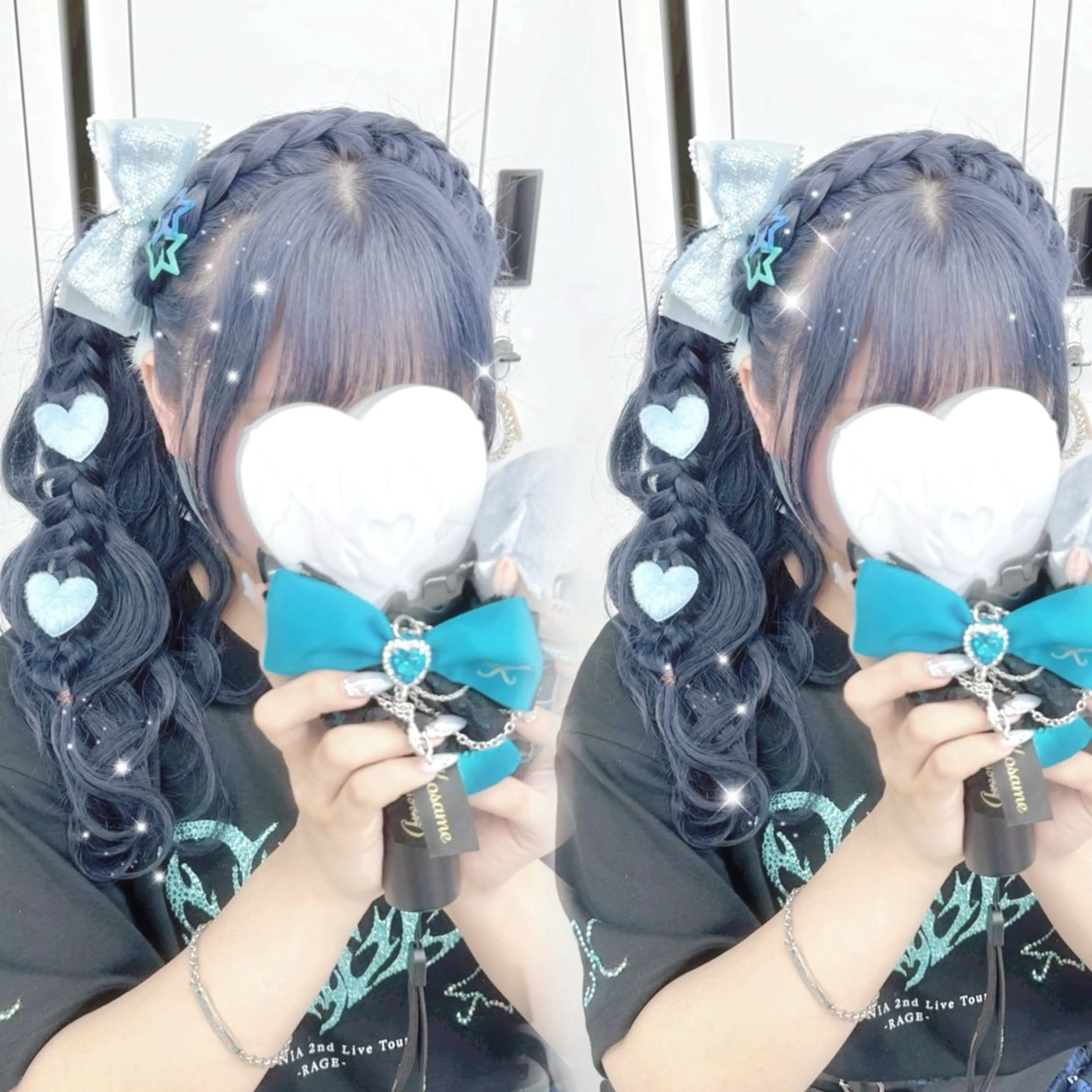 ヘアアレンジ ヘアメ💎横浜🪽 推し活 さな👶🏻のヘアスタイル
