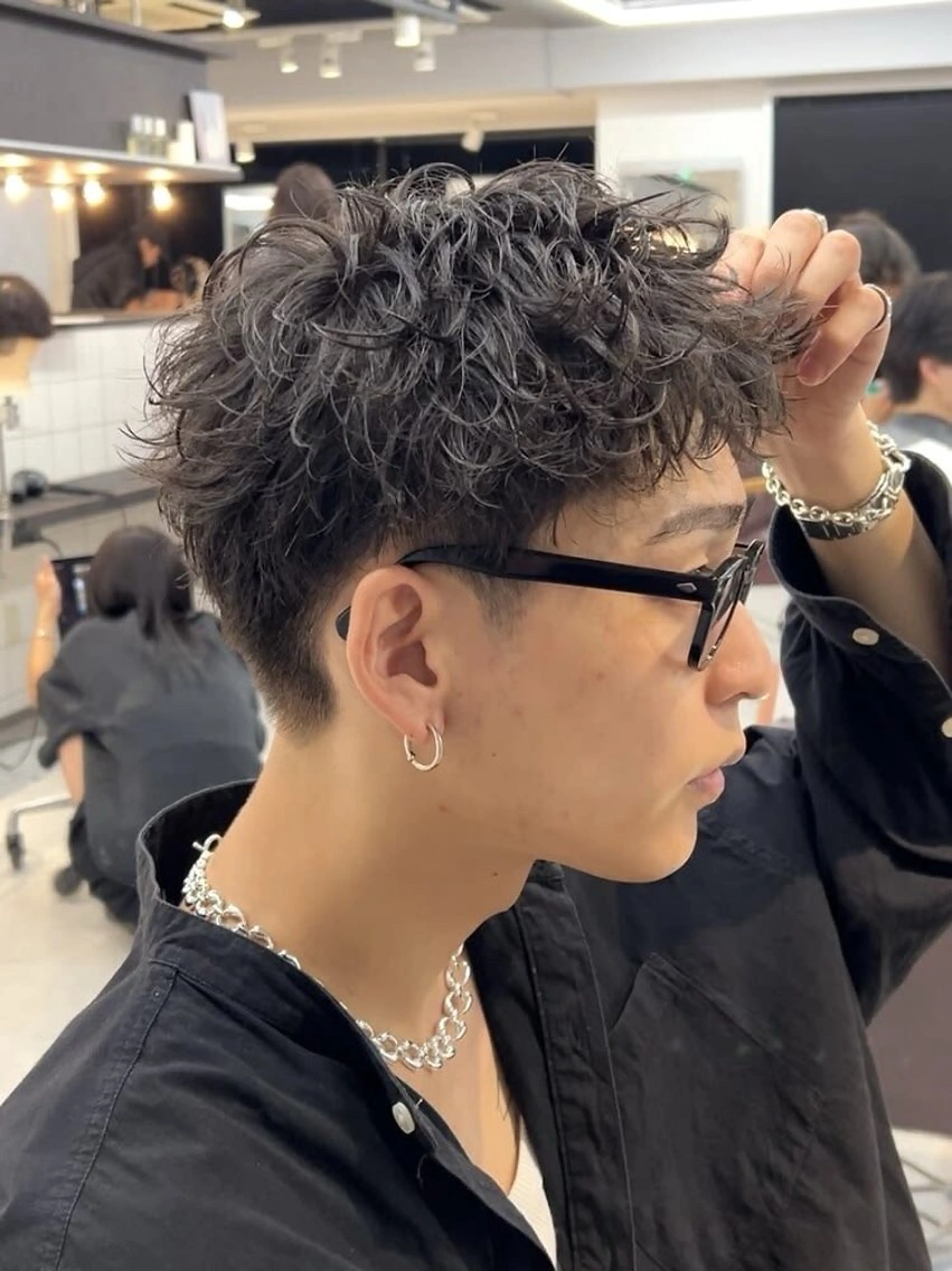 ショート パーマ メンズ メンズモデル募集中 🌿ちえ🌿のヘアスタイル