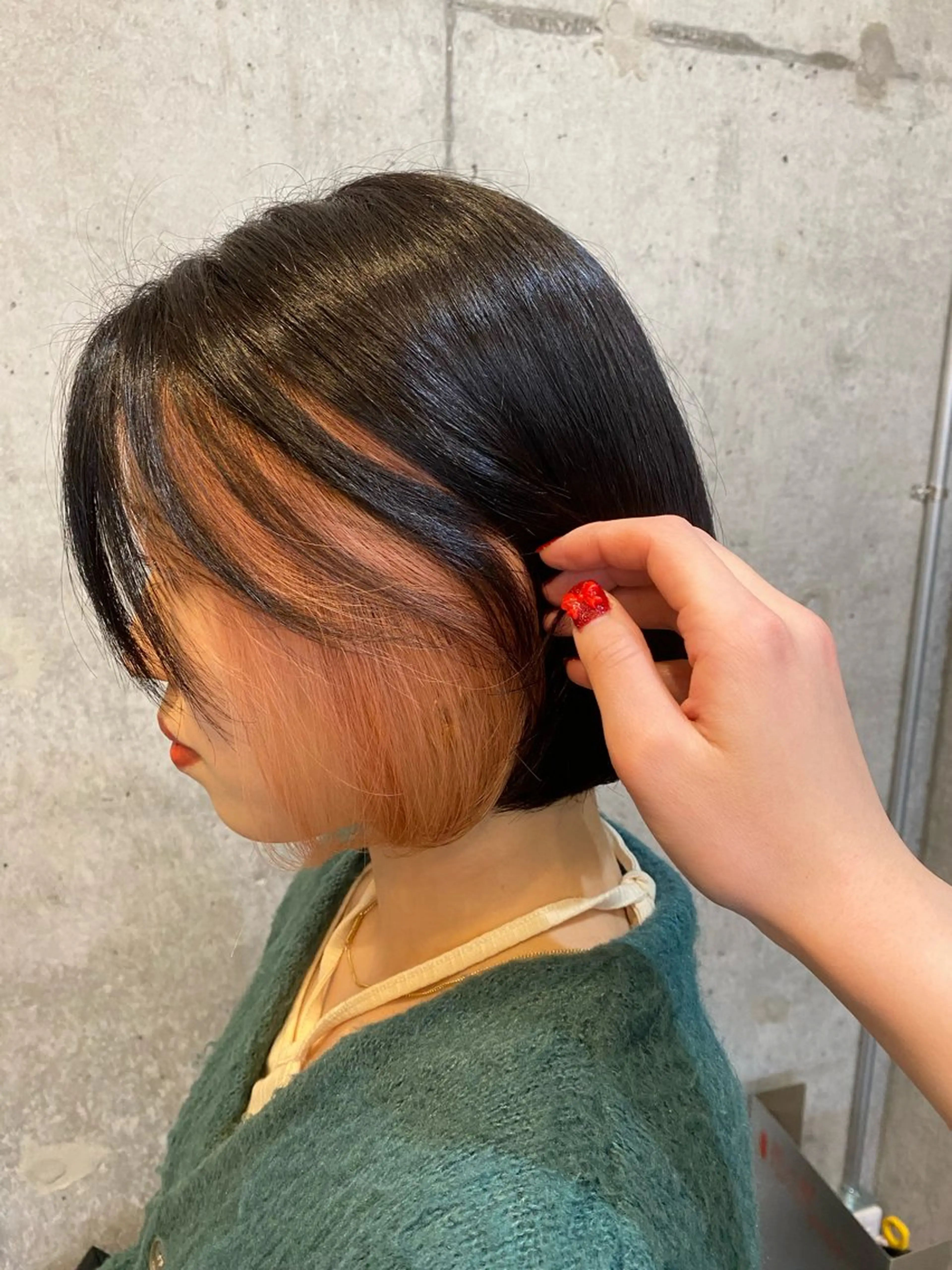 カラー インナーカラー HIYORI🧁 登戸のヘアスタイル