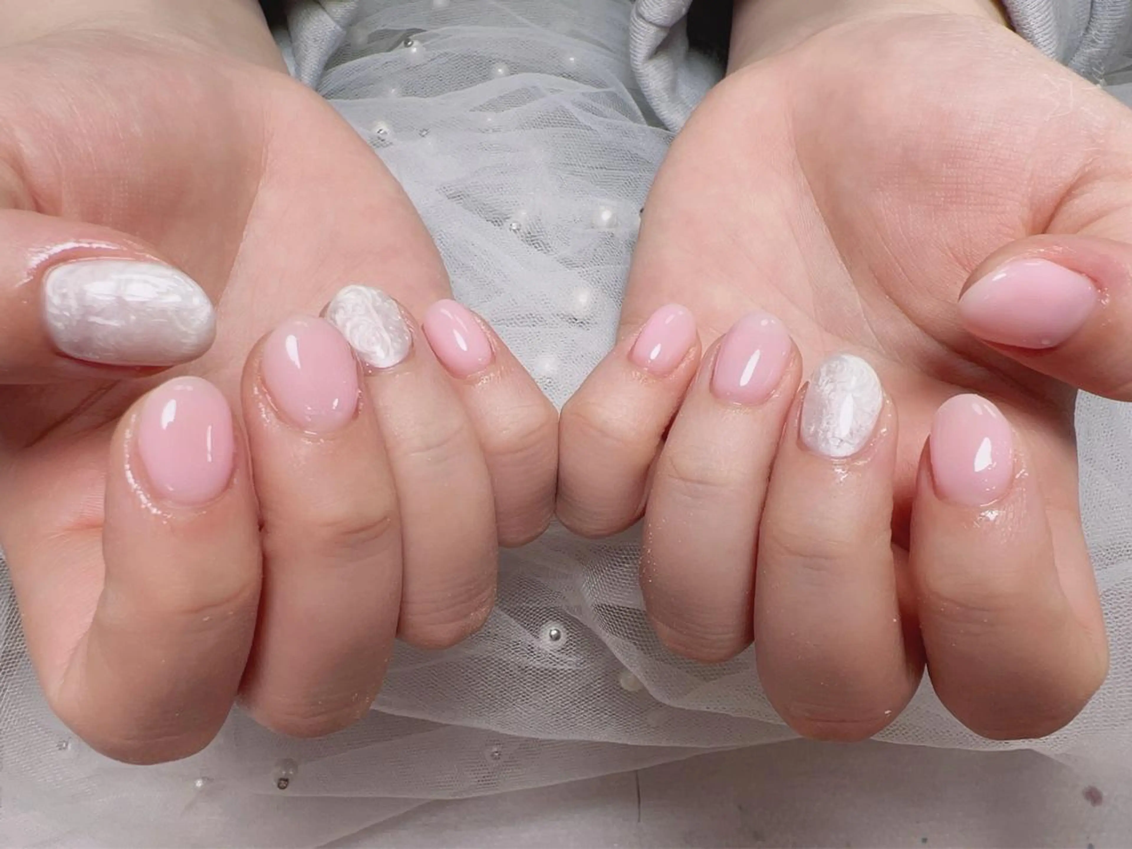 ショート カラー ネイル ハンドネイル Nail NaNaのネイルデザイン