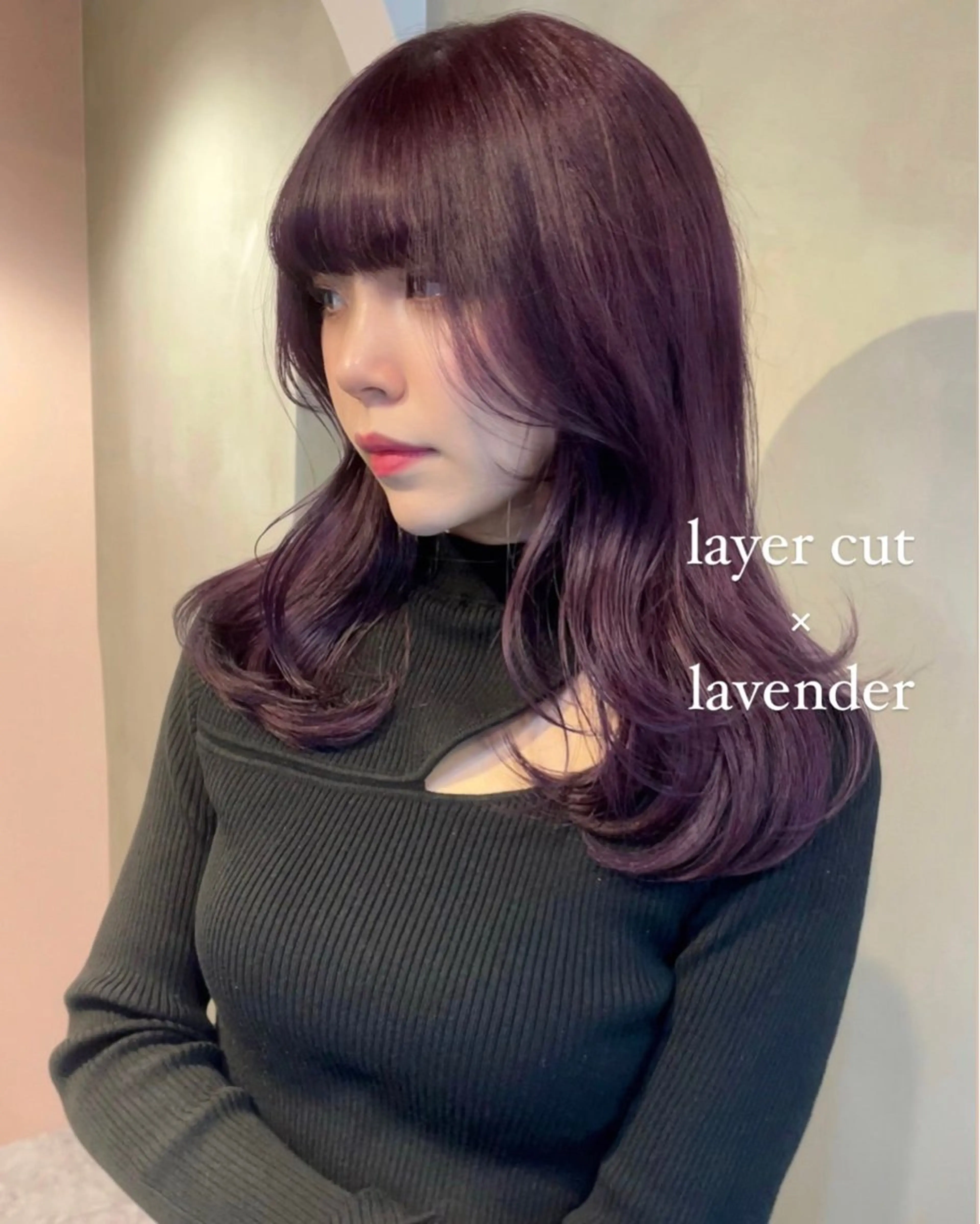 セミロング カラー ヘアカラー トリートメント カノン/透明感カラー /酸性ストレートのヘアスタイル