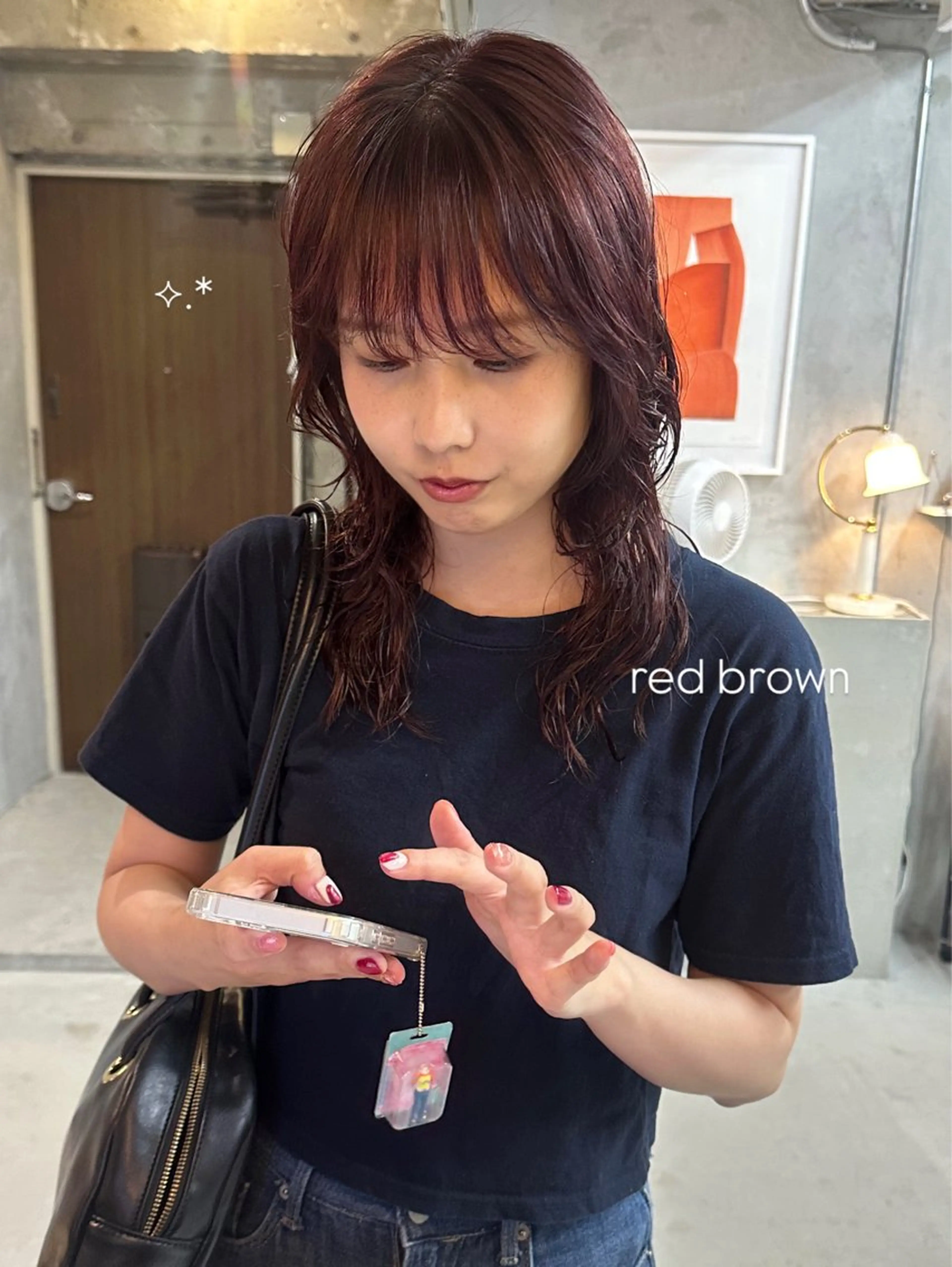 セミロング カラー ヘアカラー トリートメント 暖色カラー/レイヤー 🌙 オノユリカのヘアスタイル