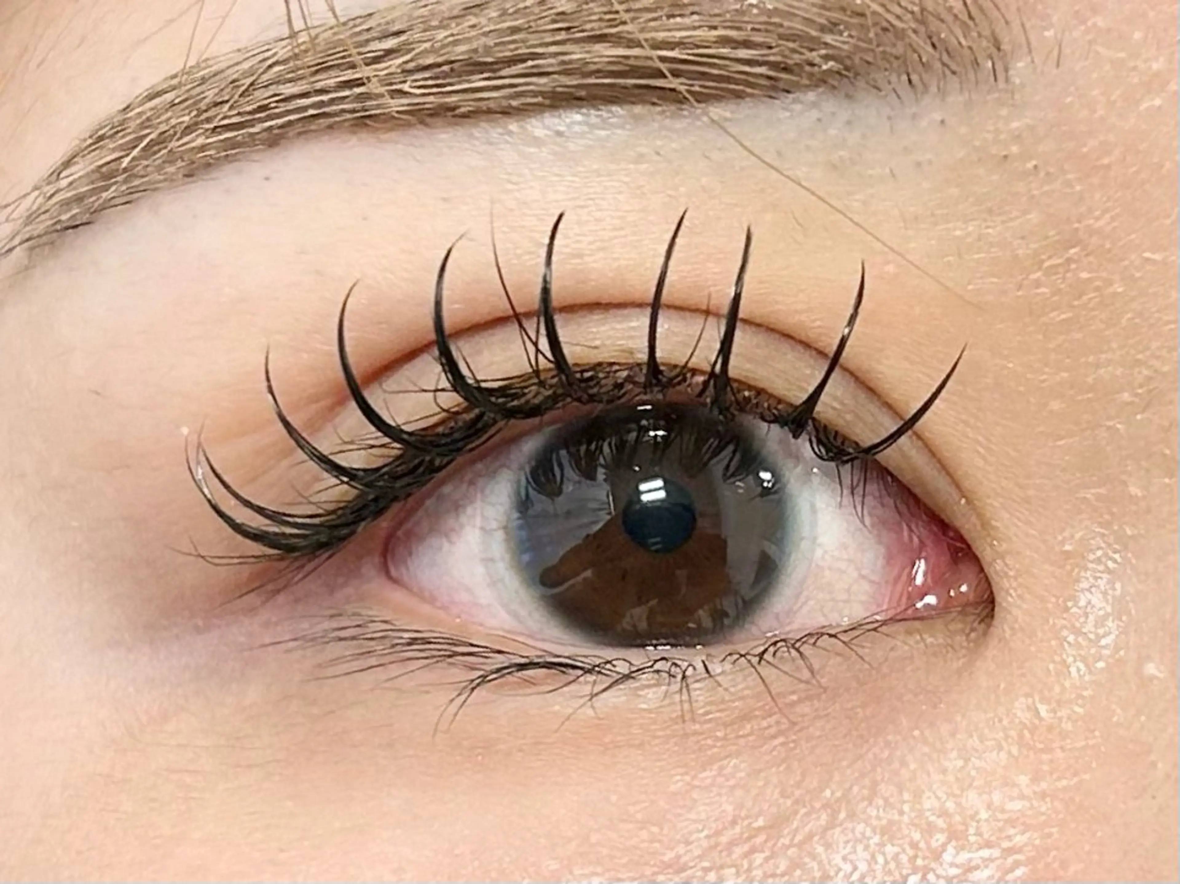 マツエク・マツパ 束感まつ毛 フラットラッシュ マツエク クマクラ ぱっちりeyeに💓のマツエク・マツパデザイン