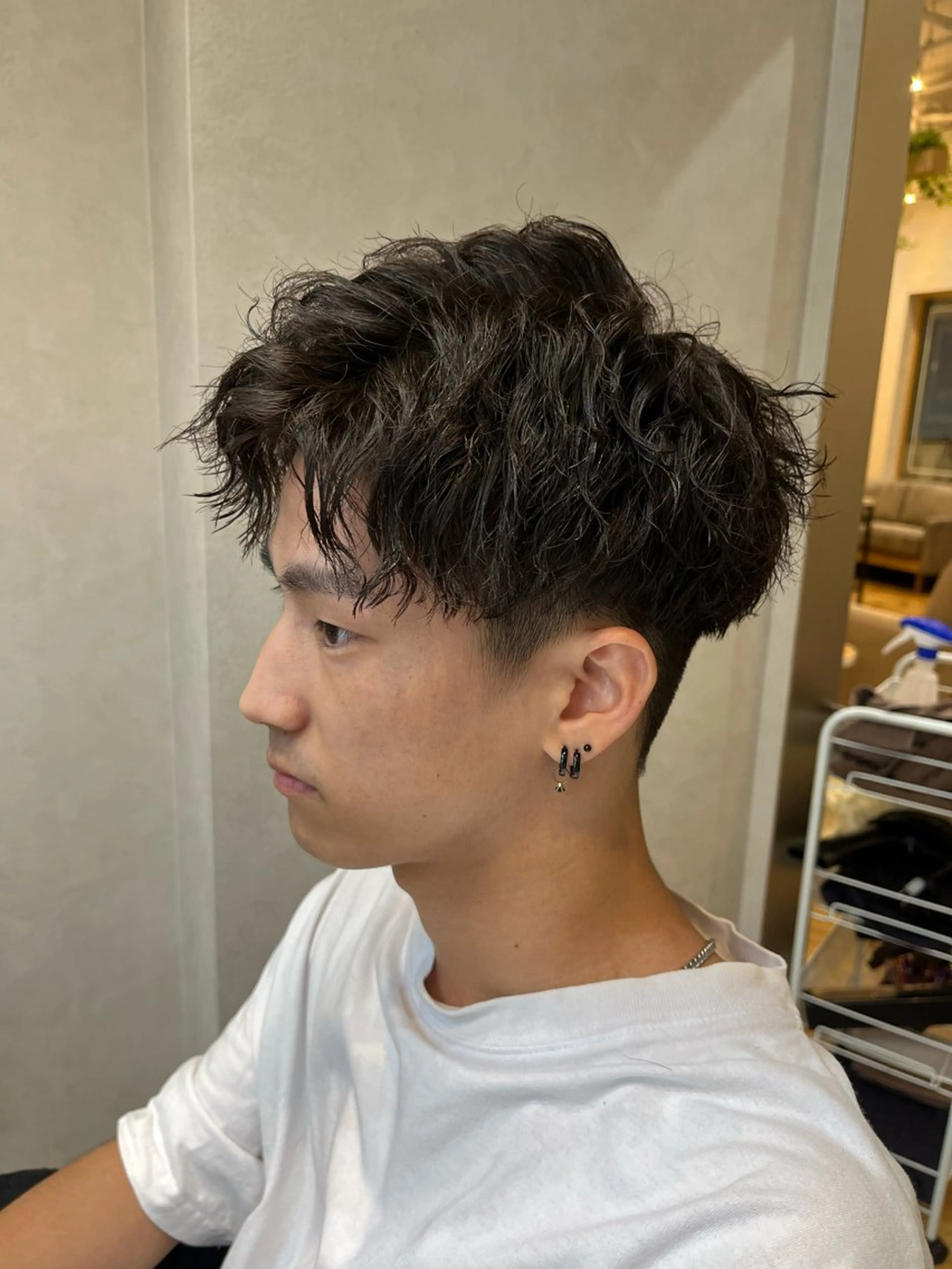 メンズ メンズブリーチ メンズパーマ カット パーマ N°number大分 ナンバーmikotoのヘアスタイル