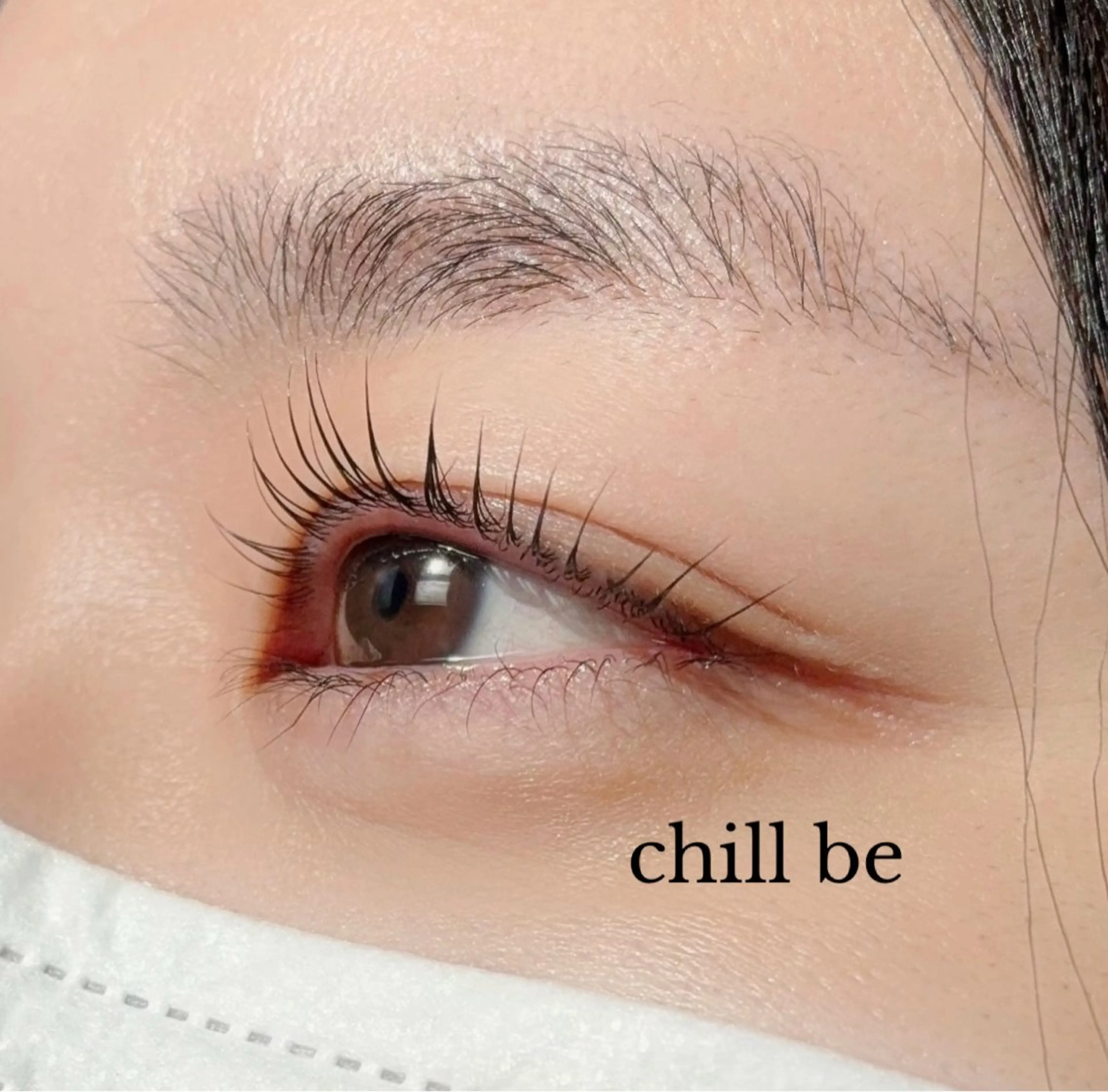 マツエク・マツパ パリジェンヌラッシュリフト chill be MEGUのマツエク・マツパデザイン