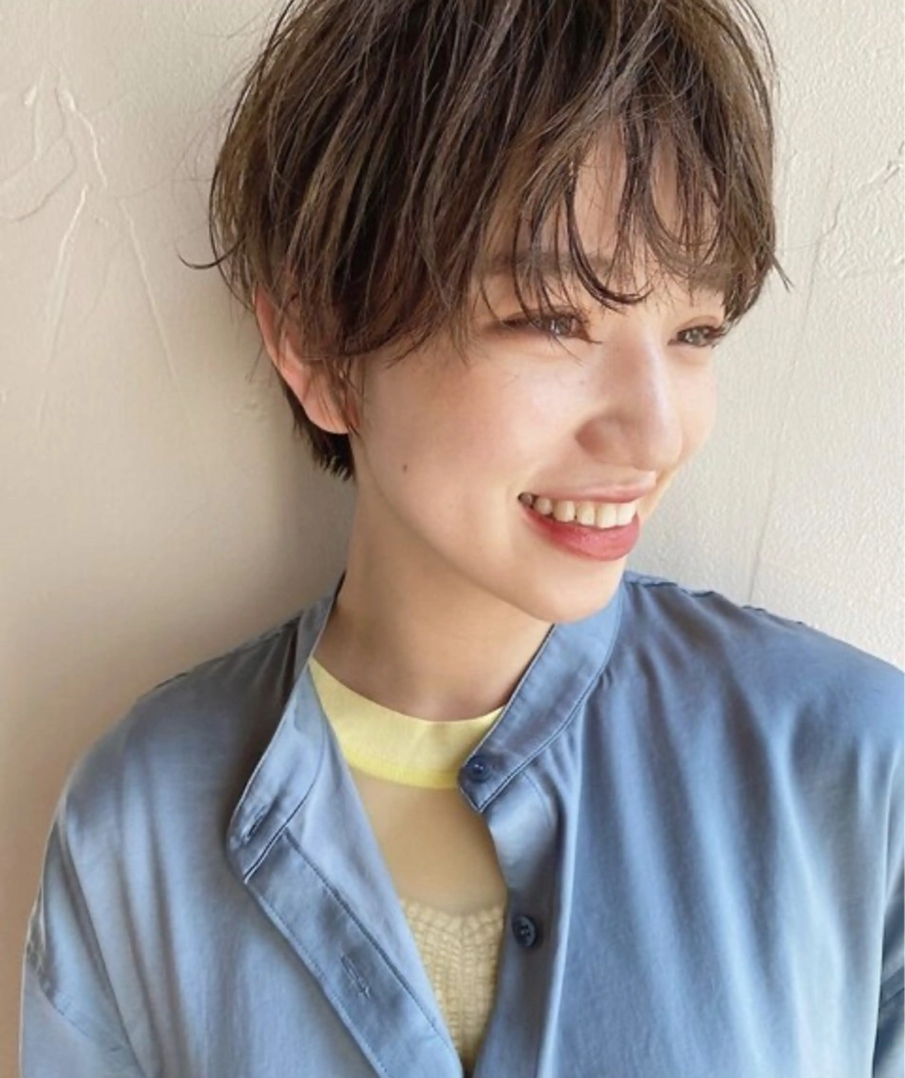ショート ショートヘア 似合わせカット‪// 鶴我万唯華のヘアスタイル