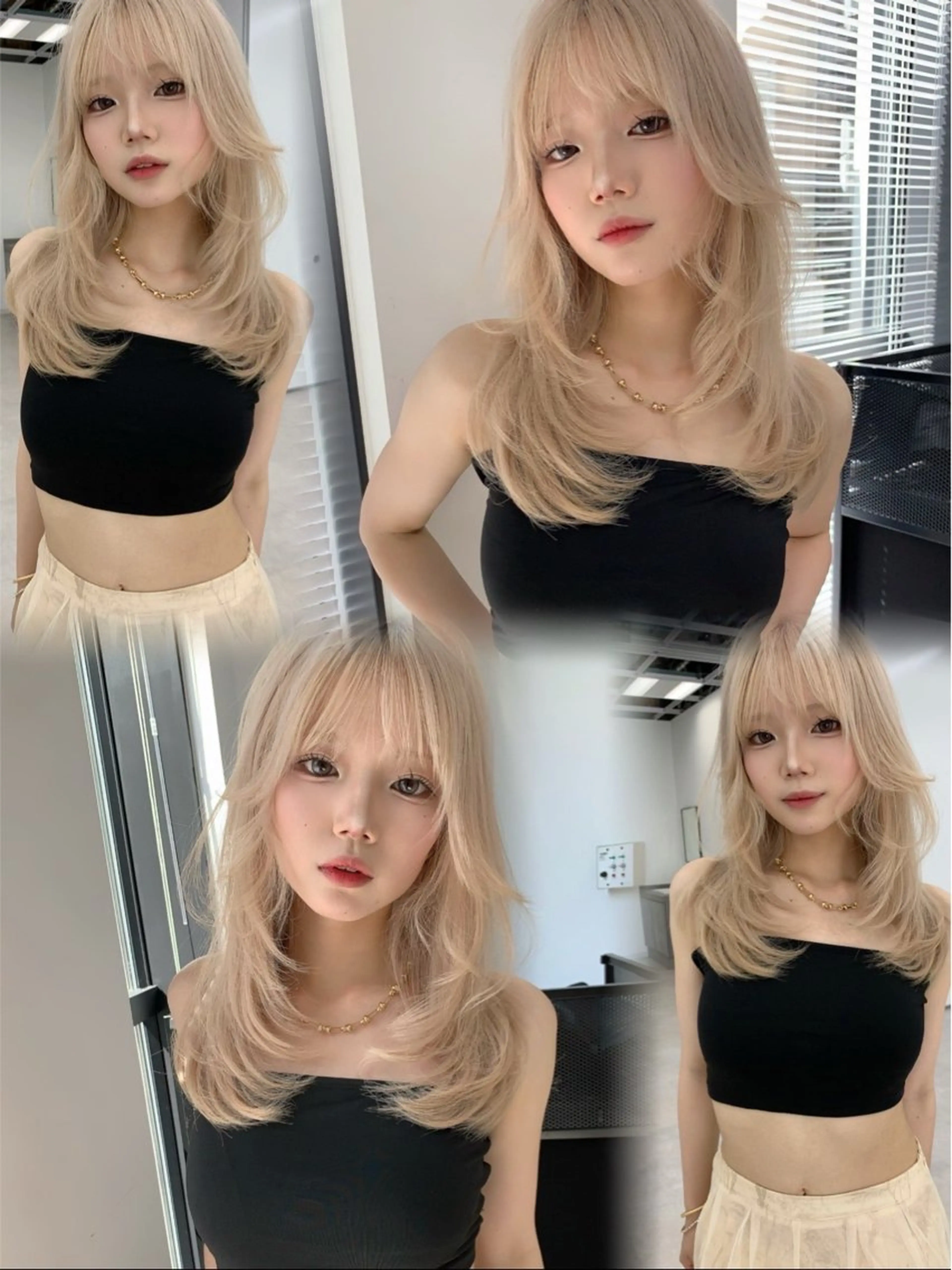 ミディアム カラー 及川 淳哉のヘアスタイル