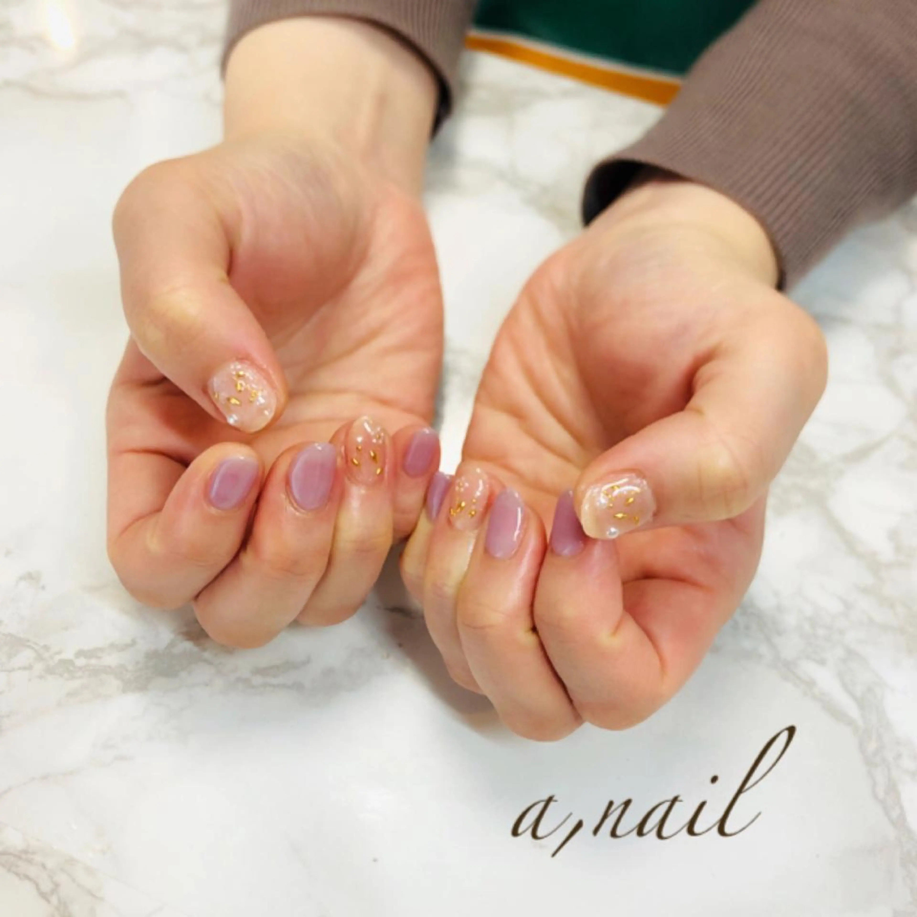 ネイル フラワーネイル フットネイル ジェルネイル グラデーション ニュアンスネイル ハンドネイル ネイルサロン エーネイルのネイルデザイン