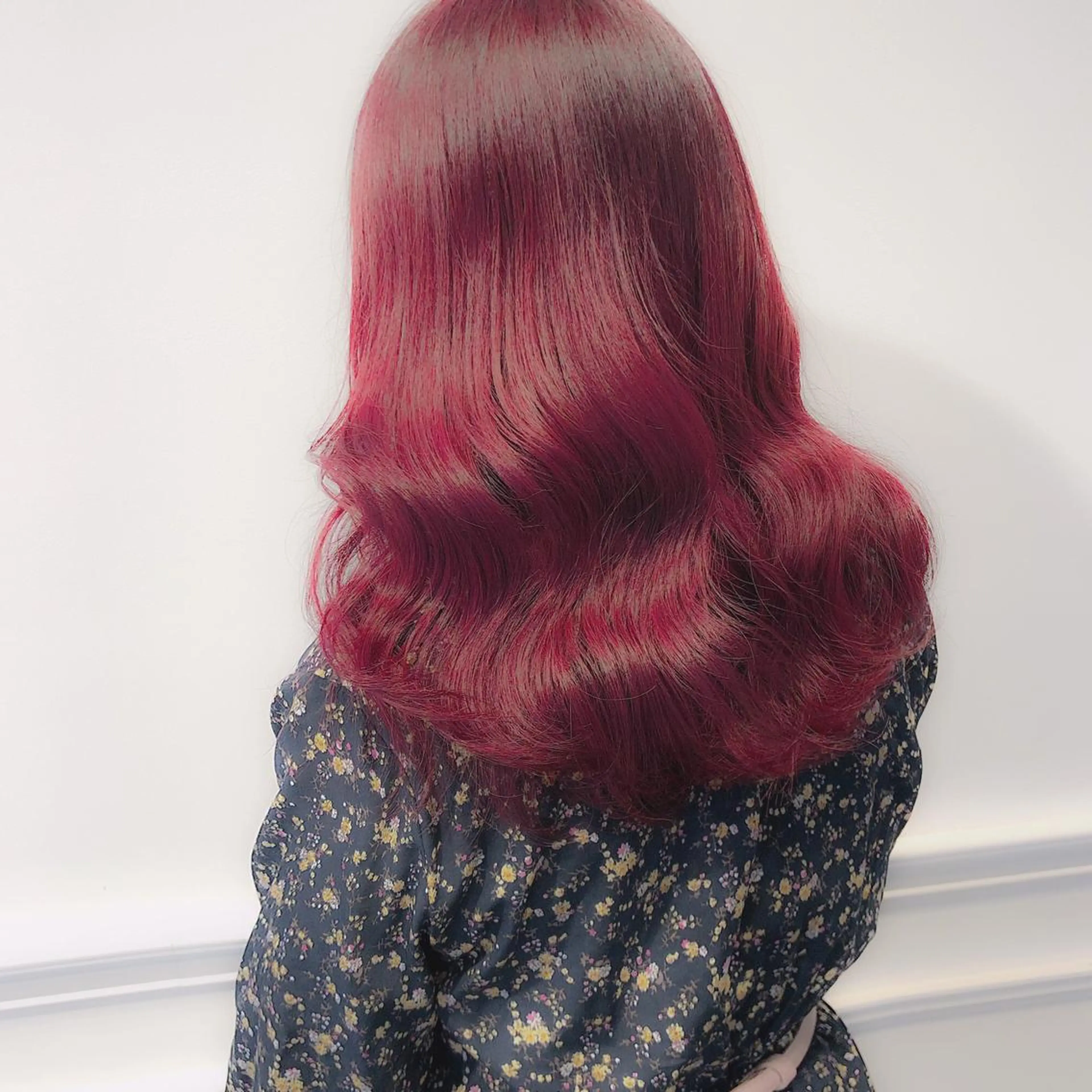 セミロング カラー ブリーチ ヘアカラー トリートメント miyu /トレンド カラー×艶髪のヘアスタイル