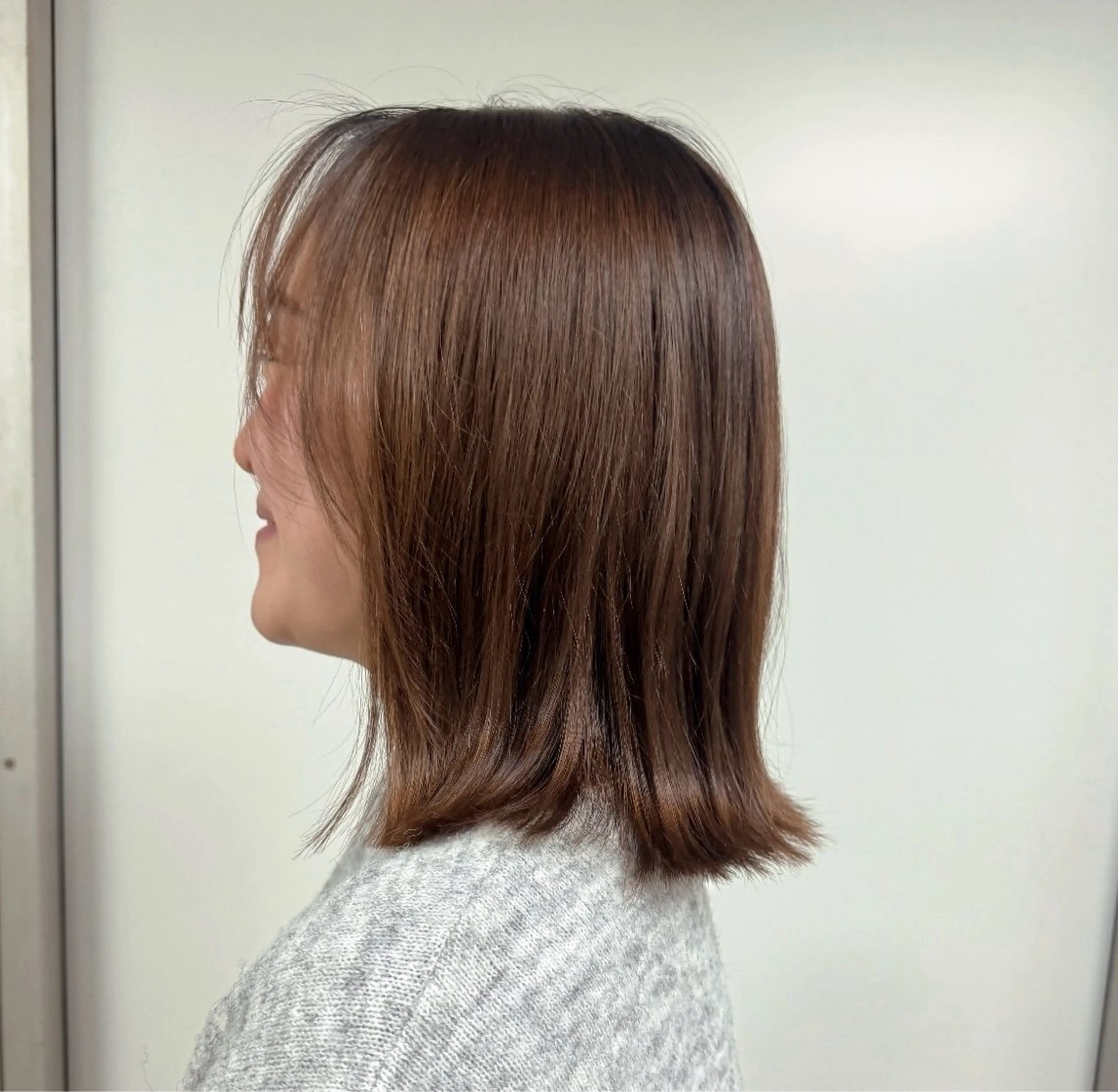 ミディアム 嬉野 暖のヘアスタイル