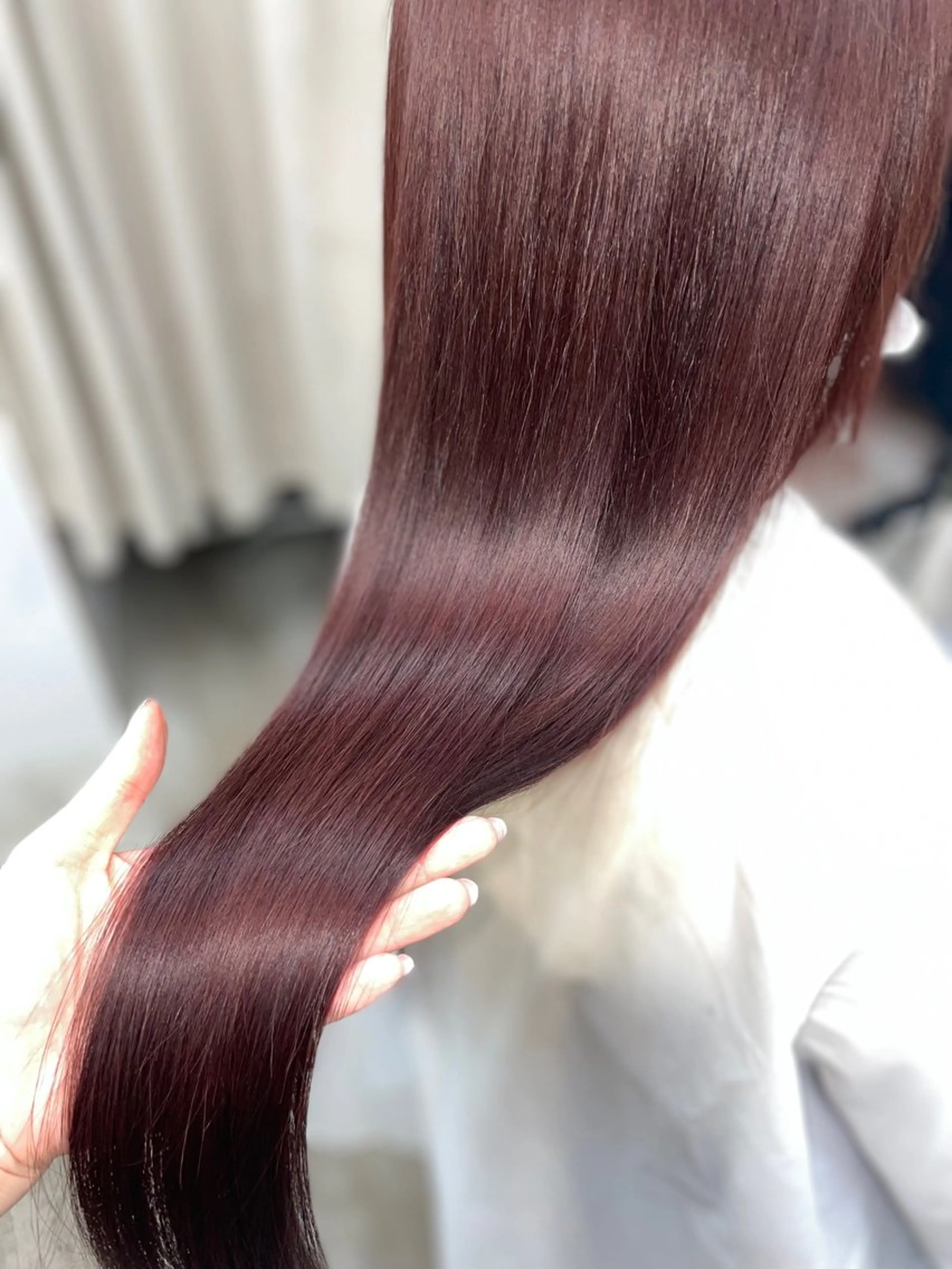 ロング カラー 髪質改善 トリートメント ヘアカラー トリートメント 韓国ヘア🤍髪質改善 🇰🇷AKANEのヘアスタイル