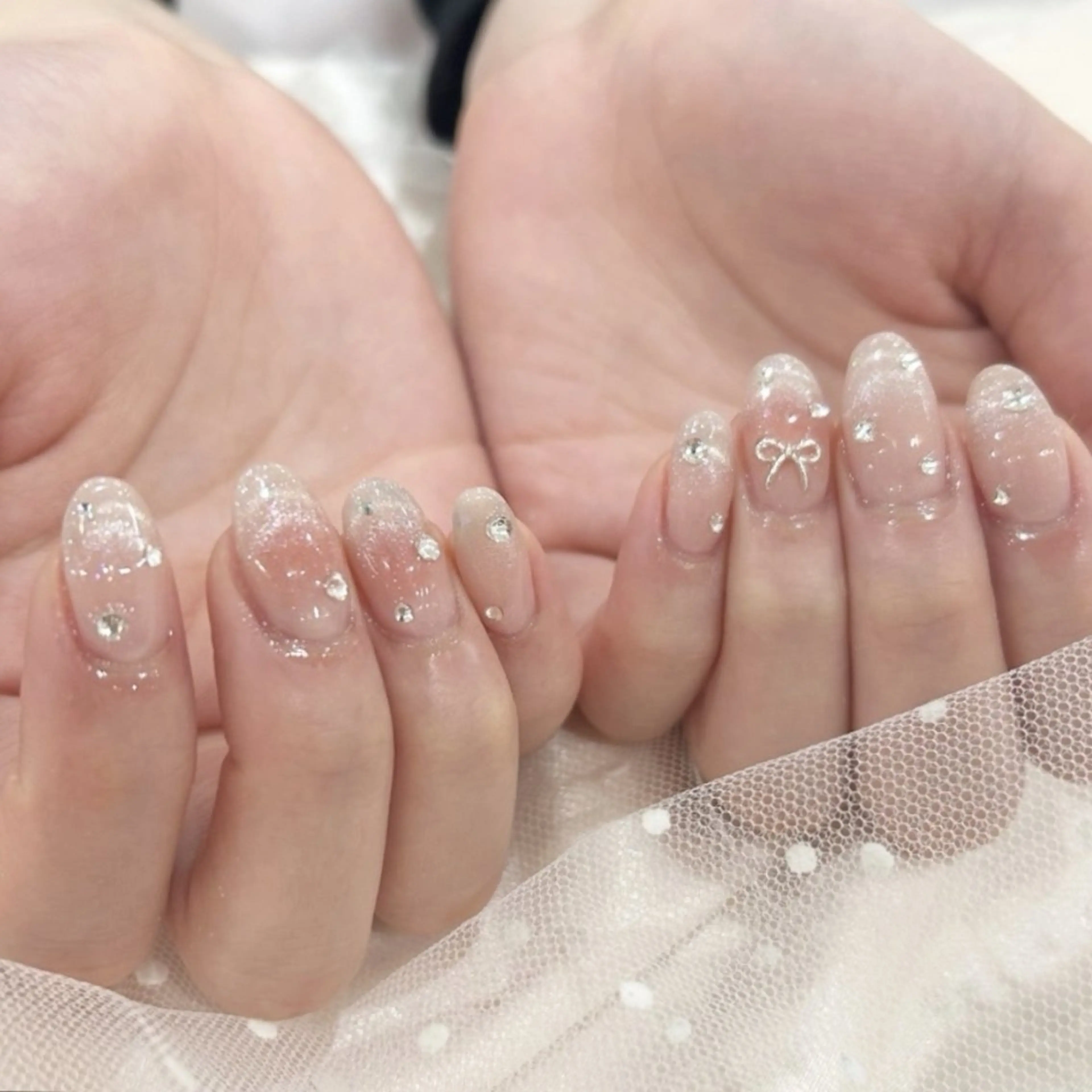 人気チークネイルの写真