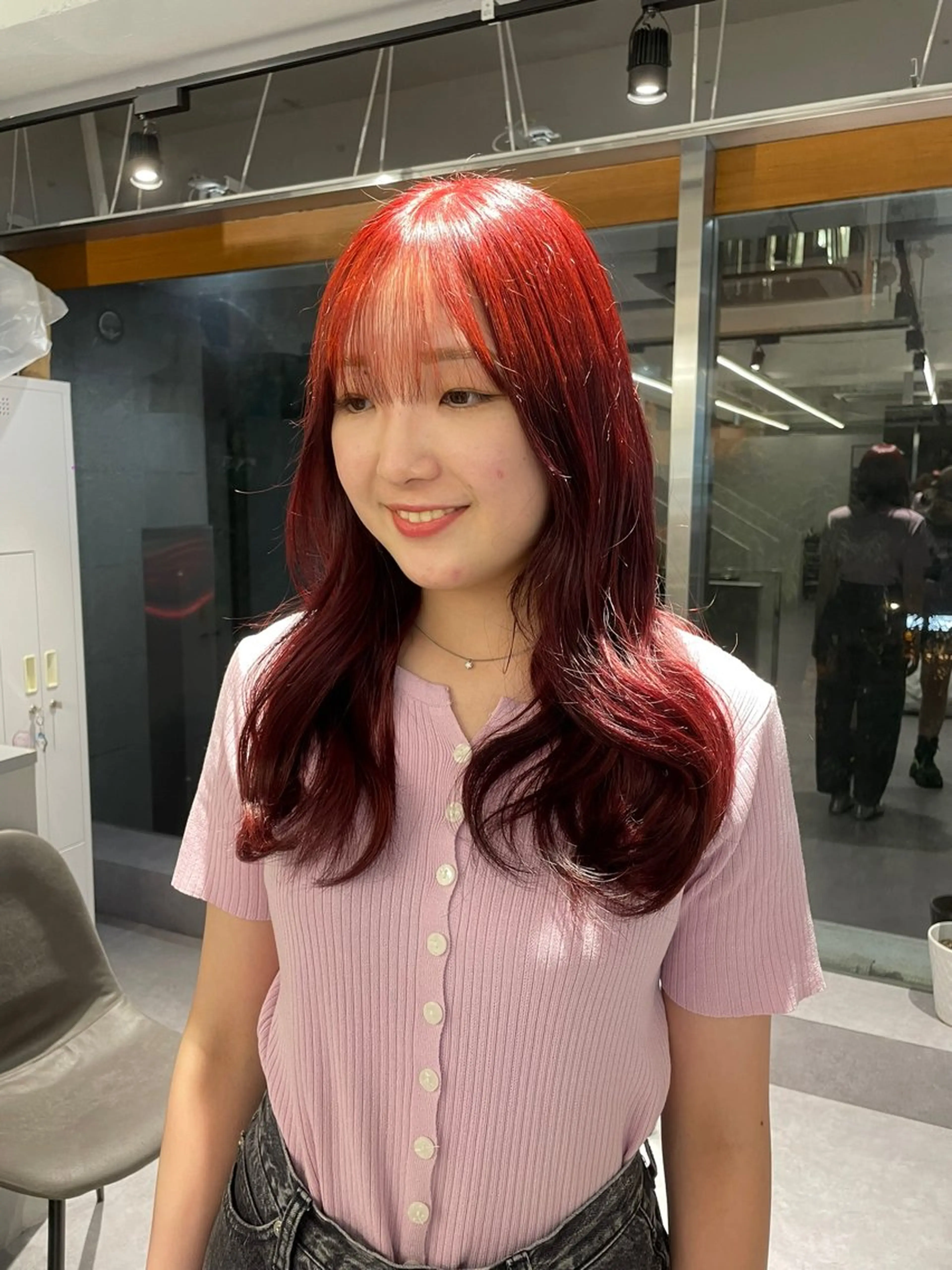カラー 渡辺春衣 ☆カットモデル募集のヘアスタイル