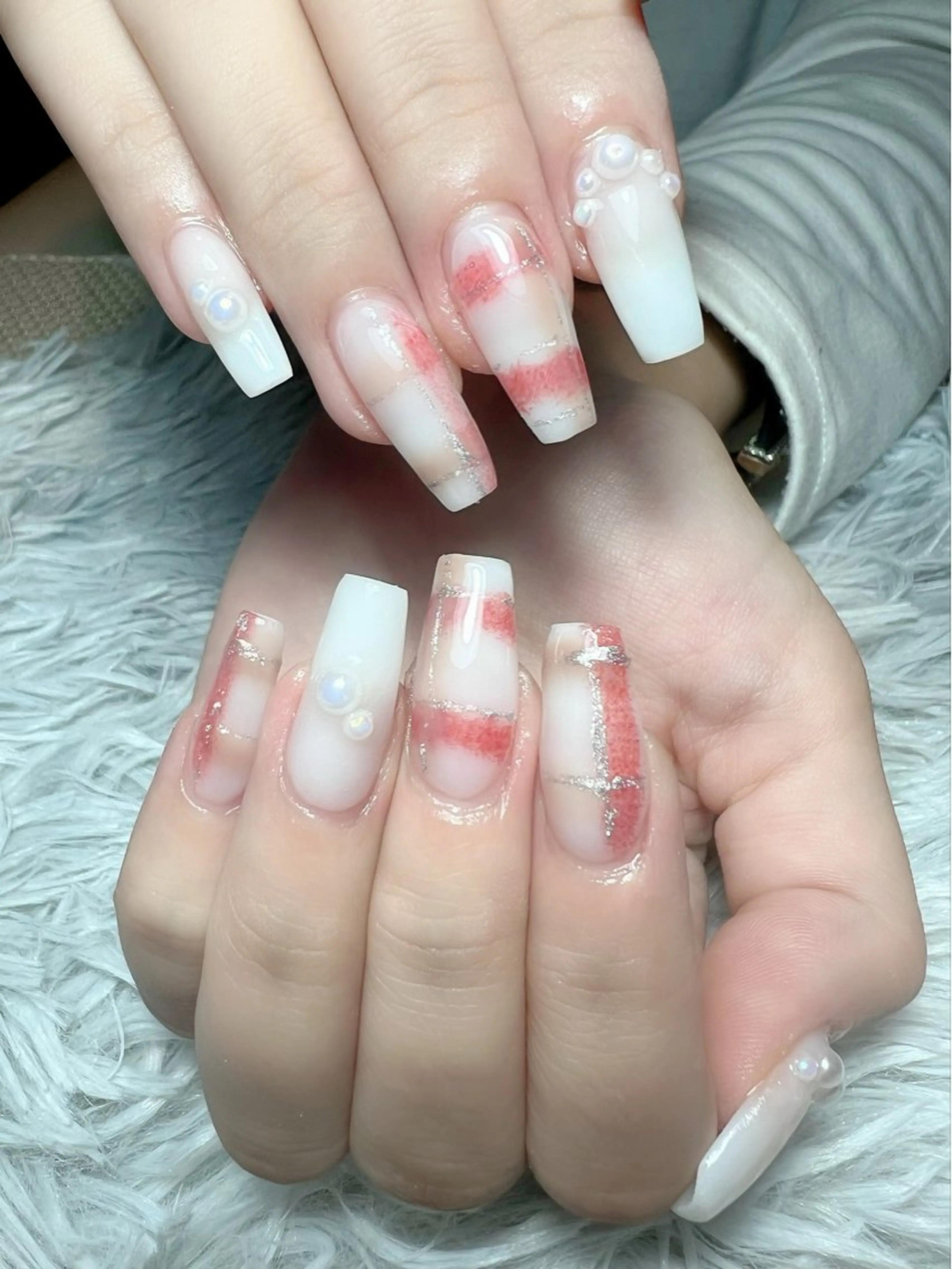 ネイル アートネイル フットネイル ジェルネイル スカルプネイル 冬ネイル ハンドネイル シェヌネイル JURAのネイルデザイン