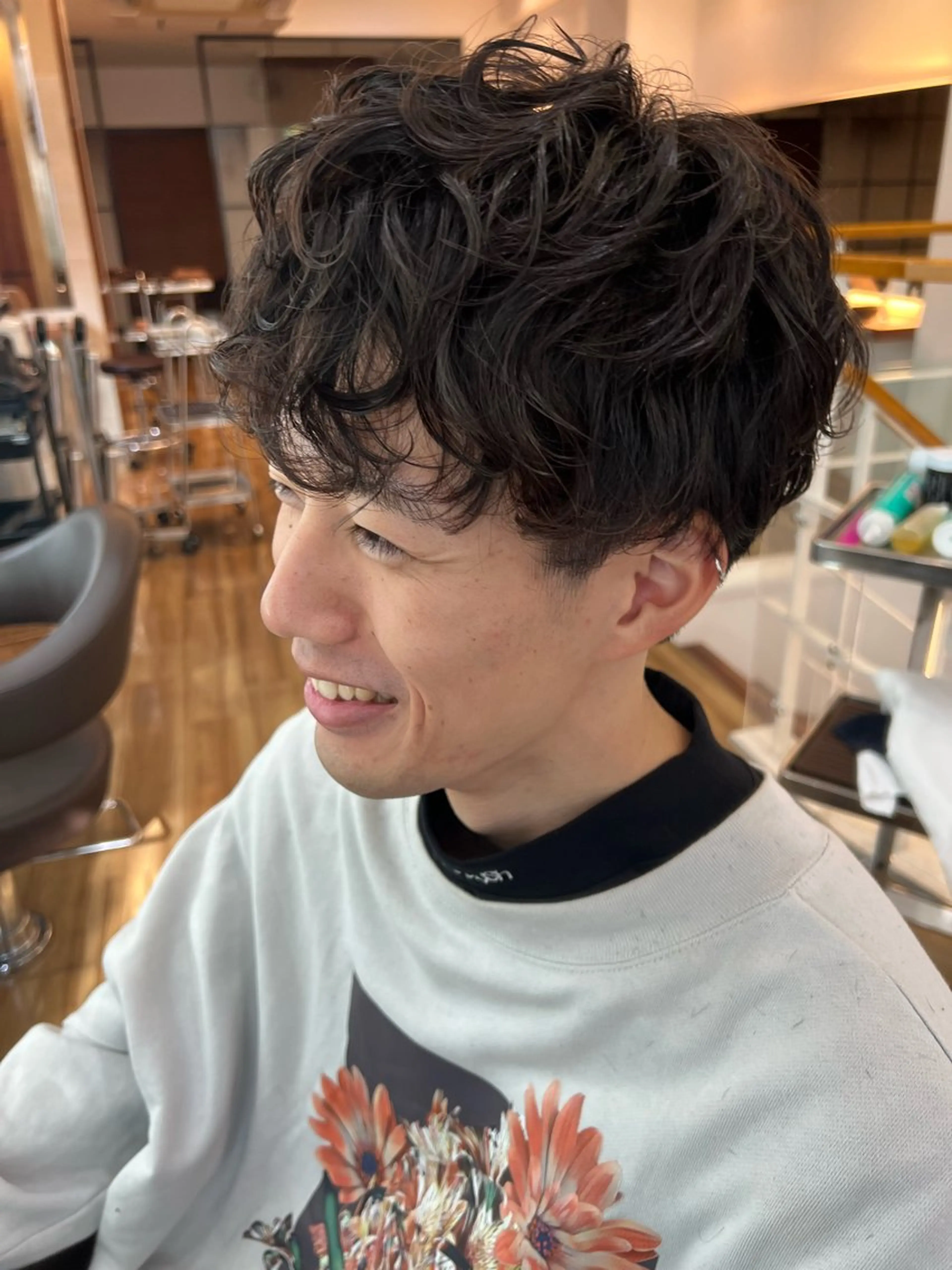 パーマ メンズ 池田理紗/ bob/メンズカットのヘアスタイル