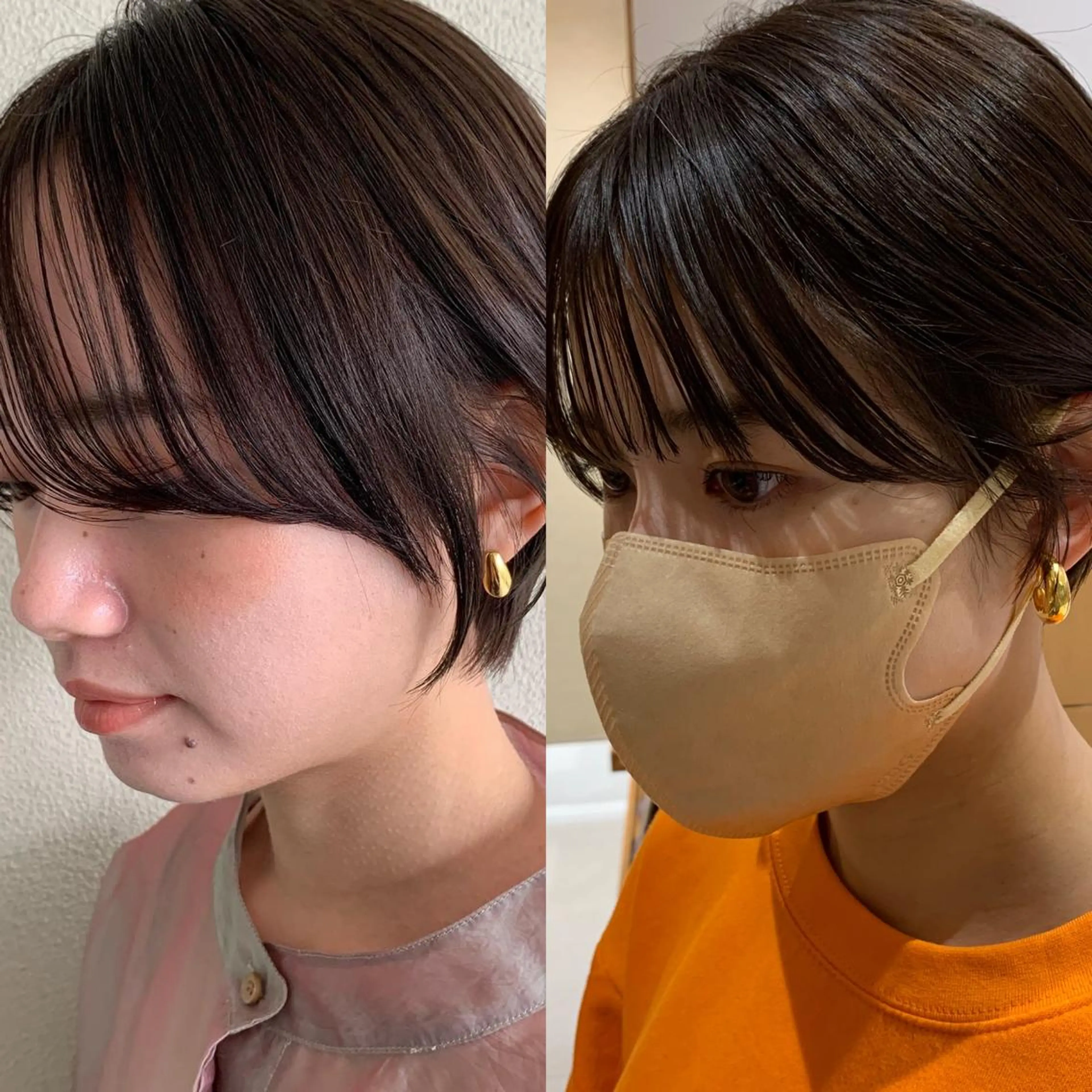 ミディアム 韓国風ヘア🐰 長谷川のヘアスタイル