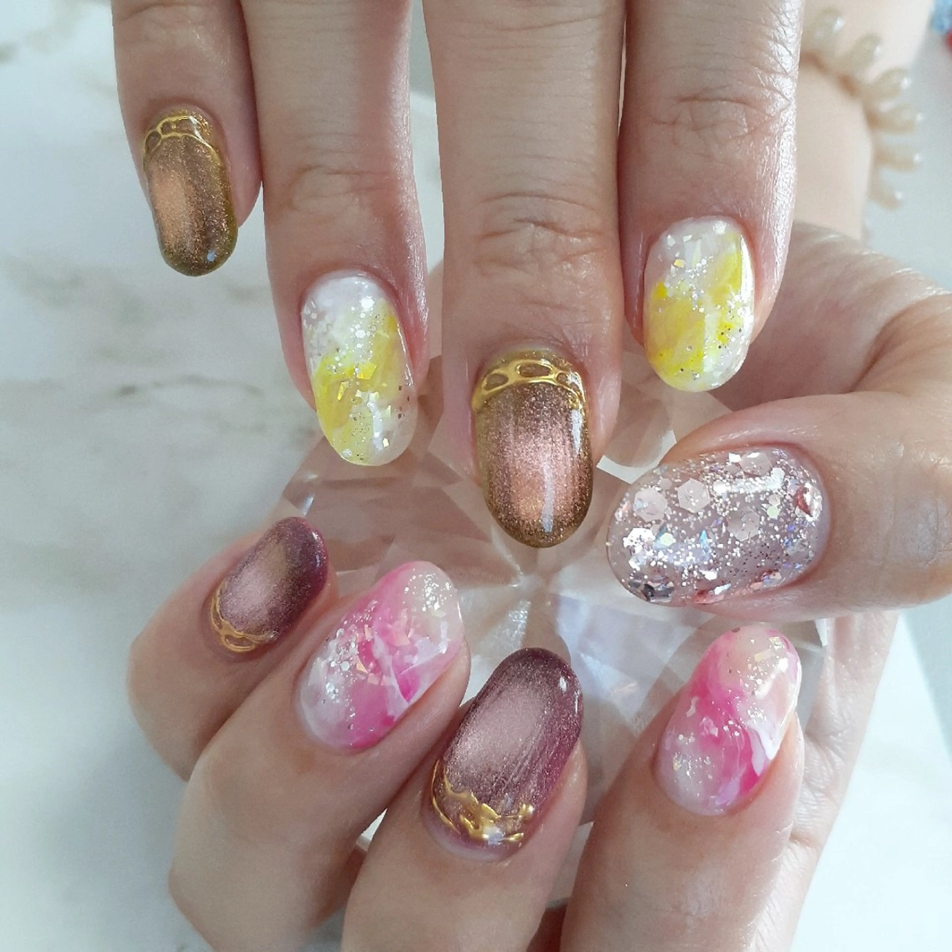 ネイル ハンドネイル 池元 真由美のネイルデザイン