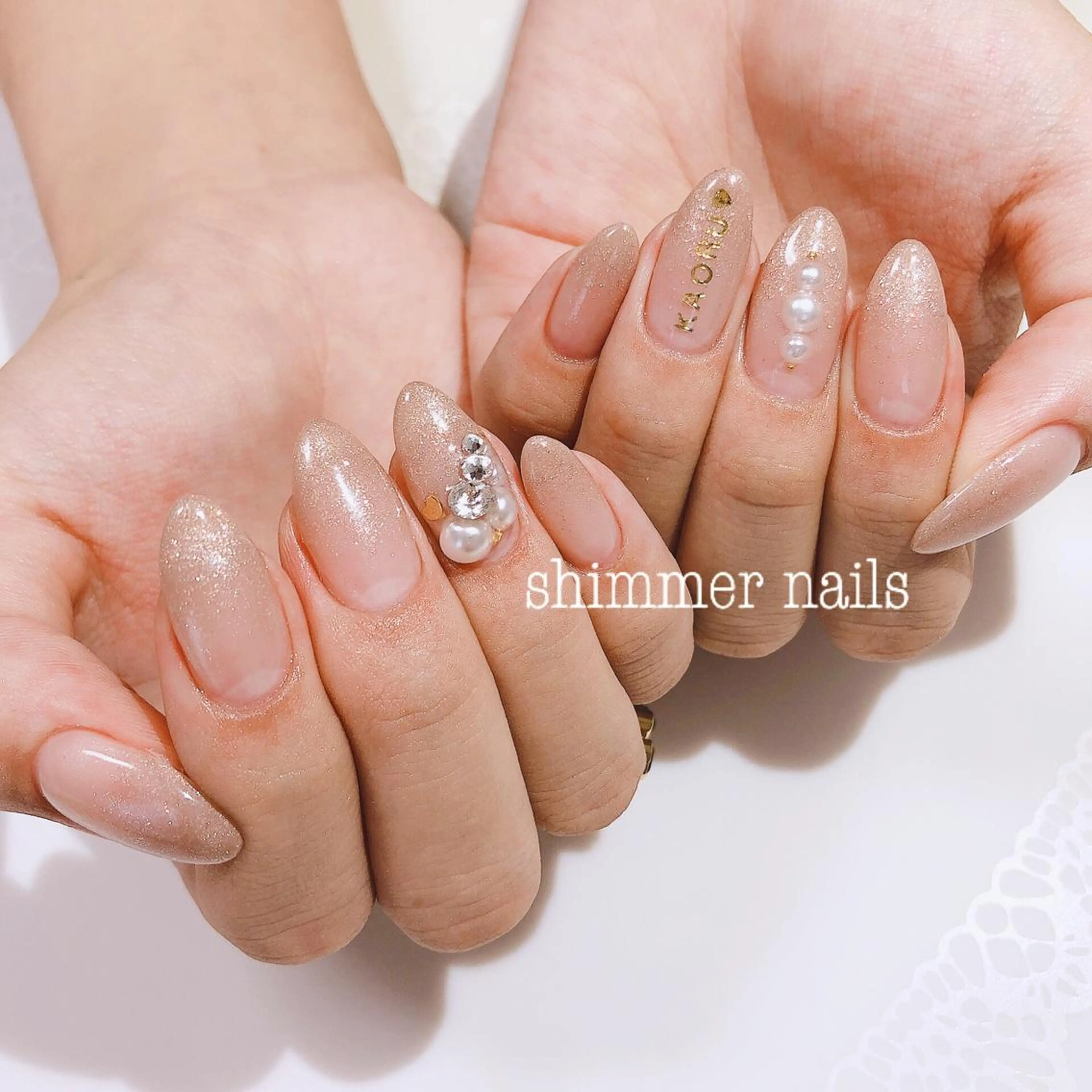 ネイル 持ち込み shimmer nailsのネイルデザイン