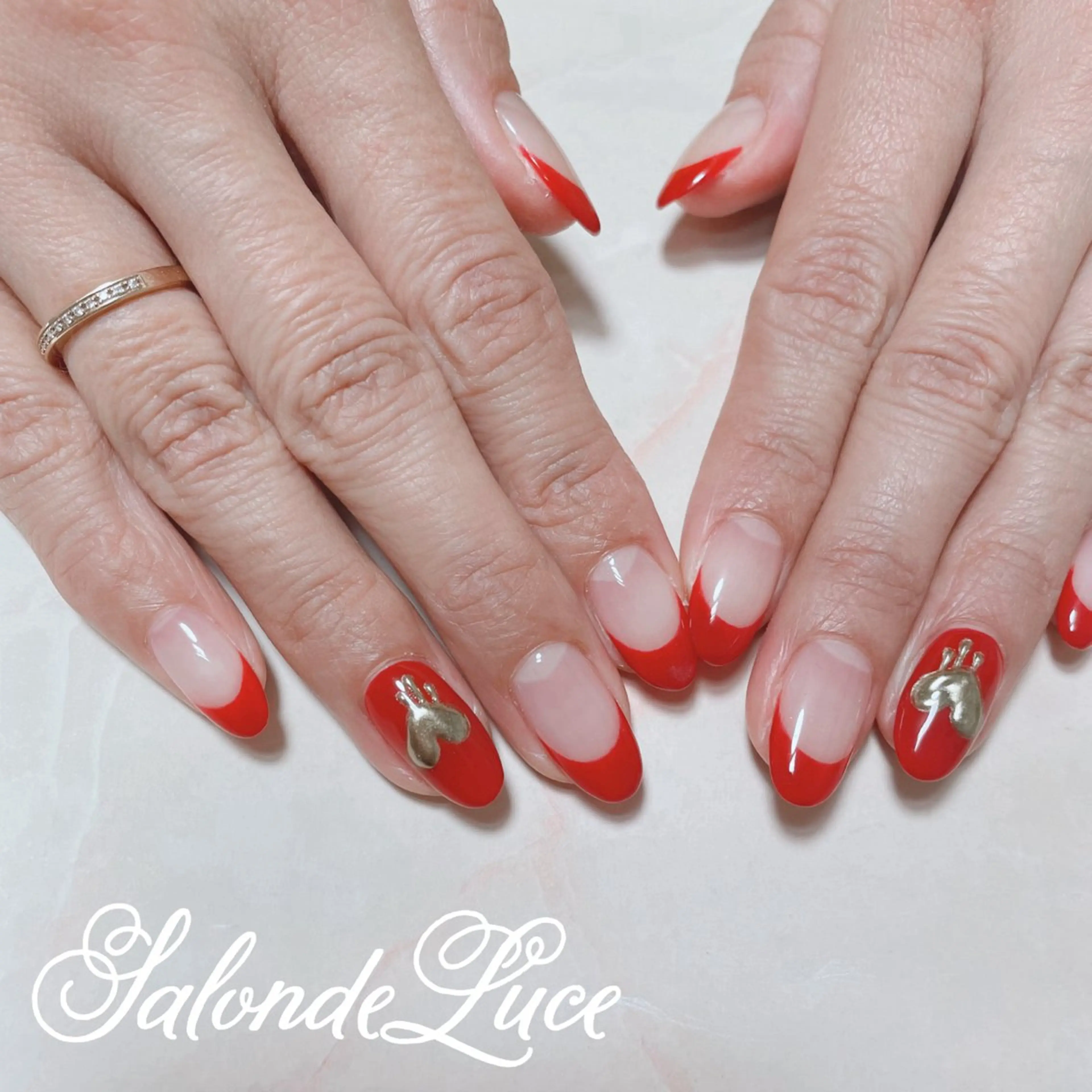 ネイル バレンタイン Salon de Luceのネイルデザイン