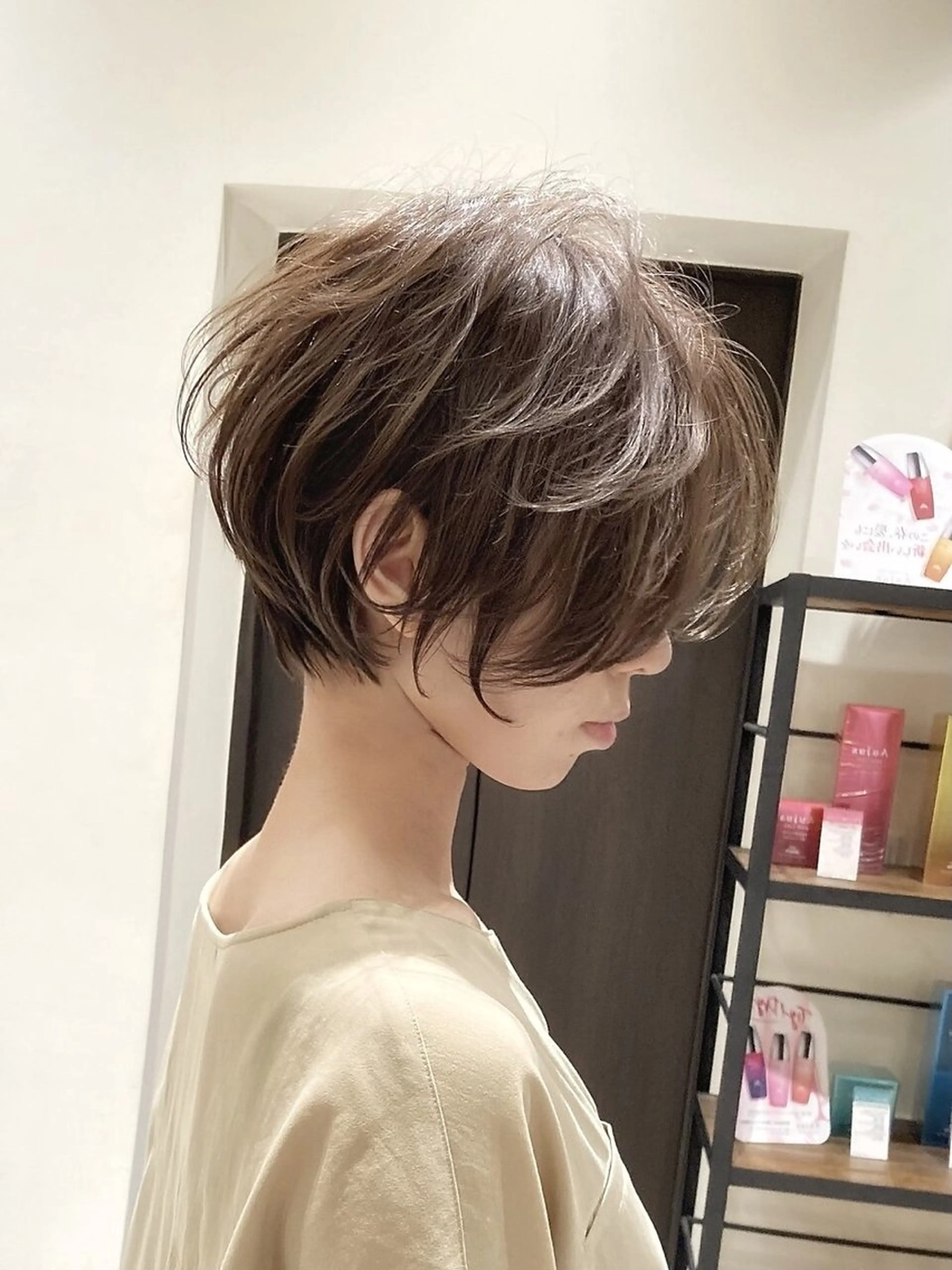 ショート カラー カット ヘアカラー 🥣安野祥華 銀座大人ショート🥣のヘアスタイル