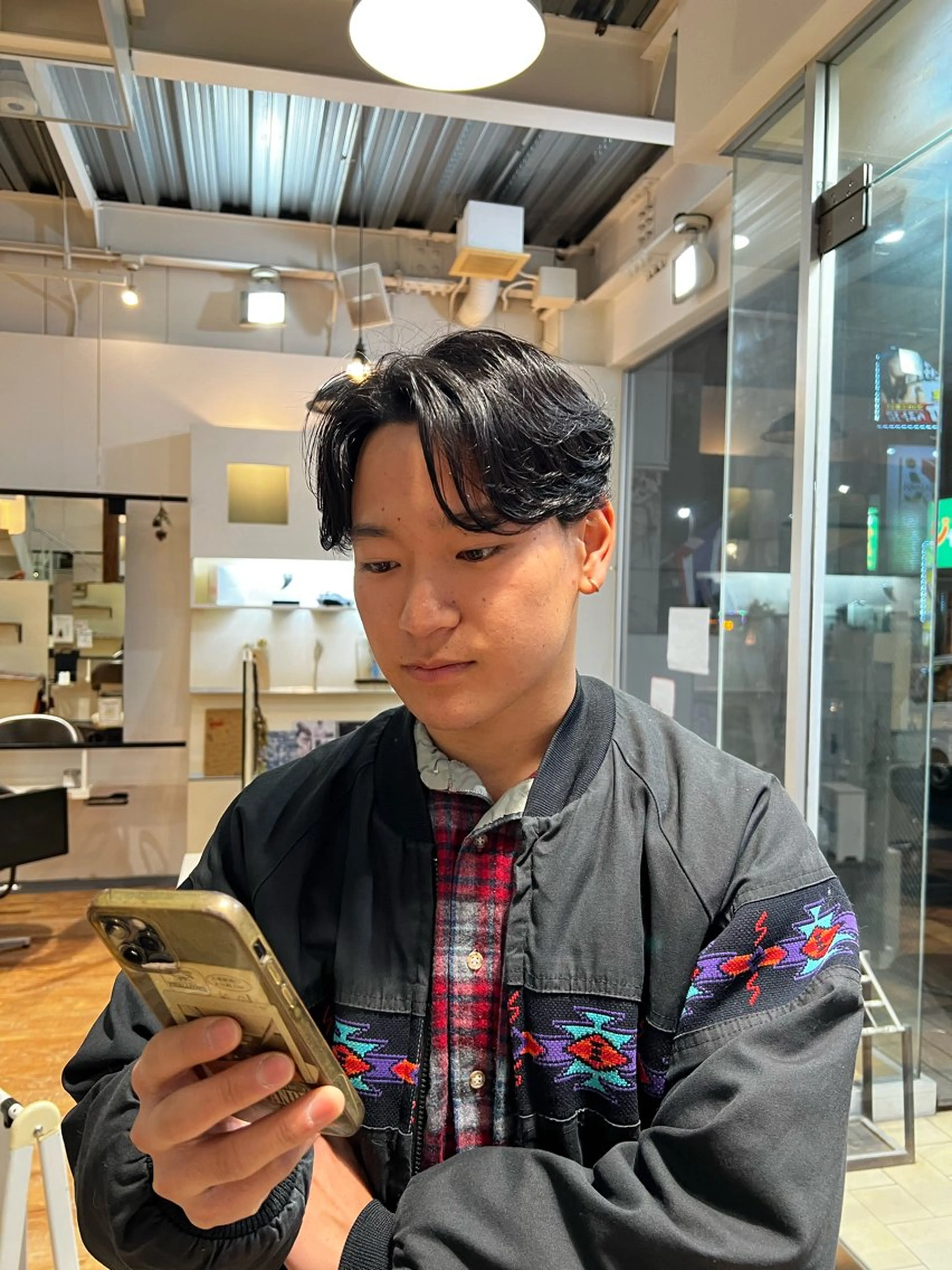 パーマ メンズ メンズパーマ ニュアンスパーマ 四方田 皐希のヘアスタイル