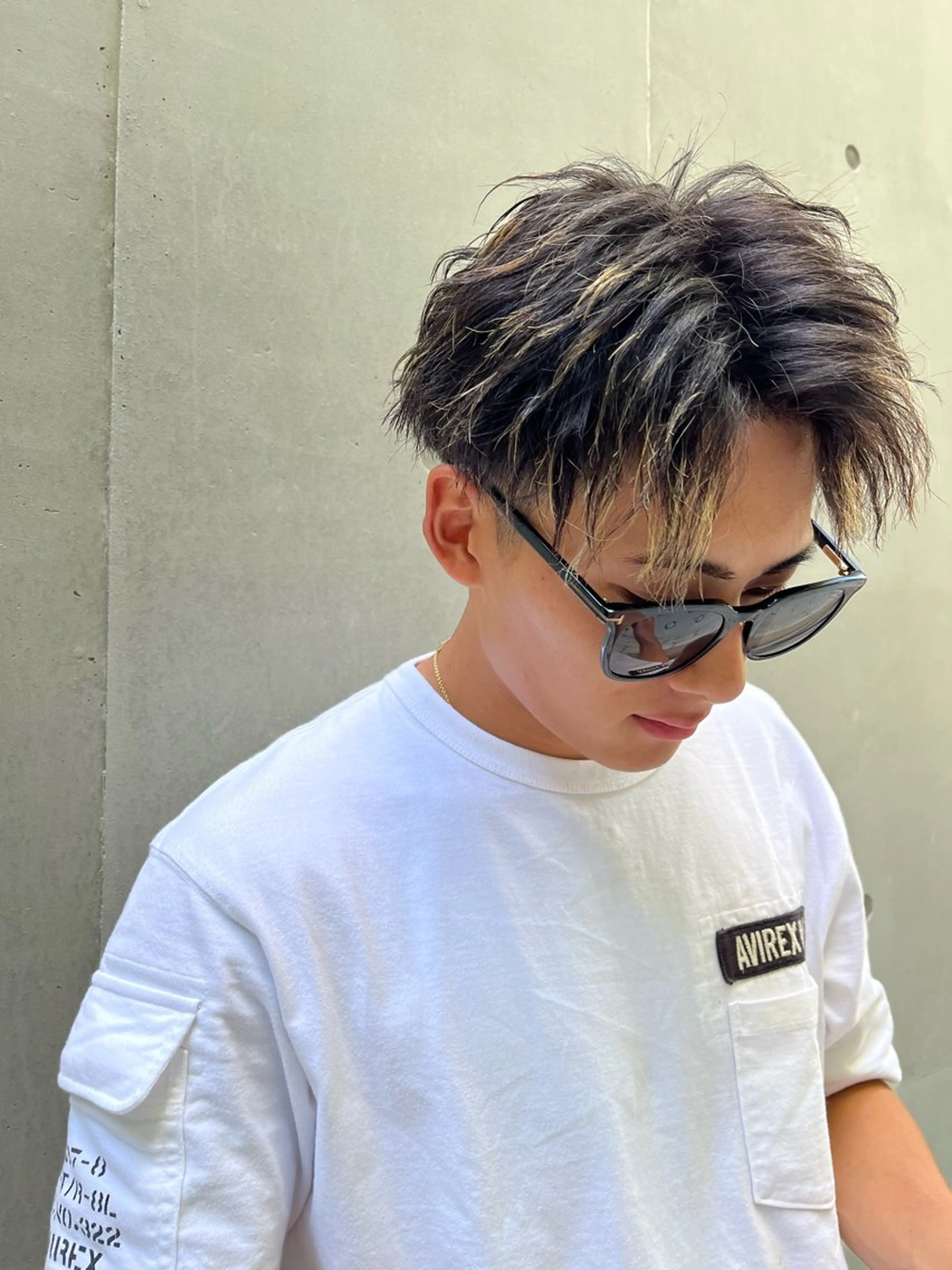 ショート シャドウパーマ/ピン パーマ/だいじゅのヘアスタイル