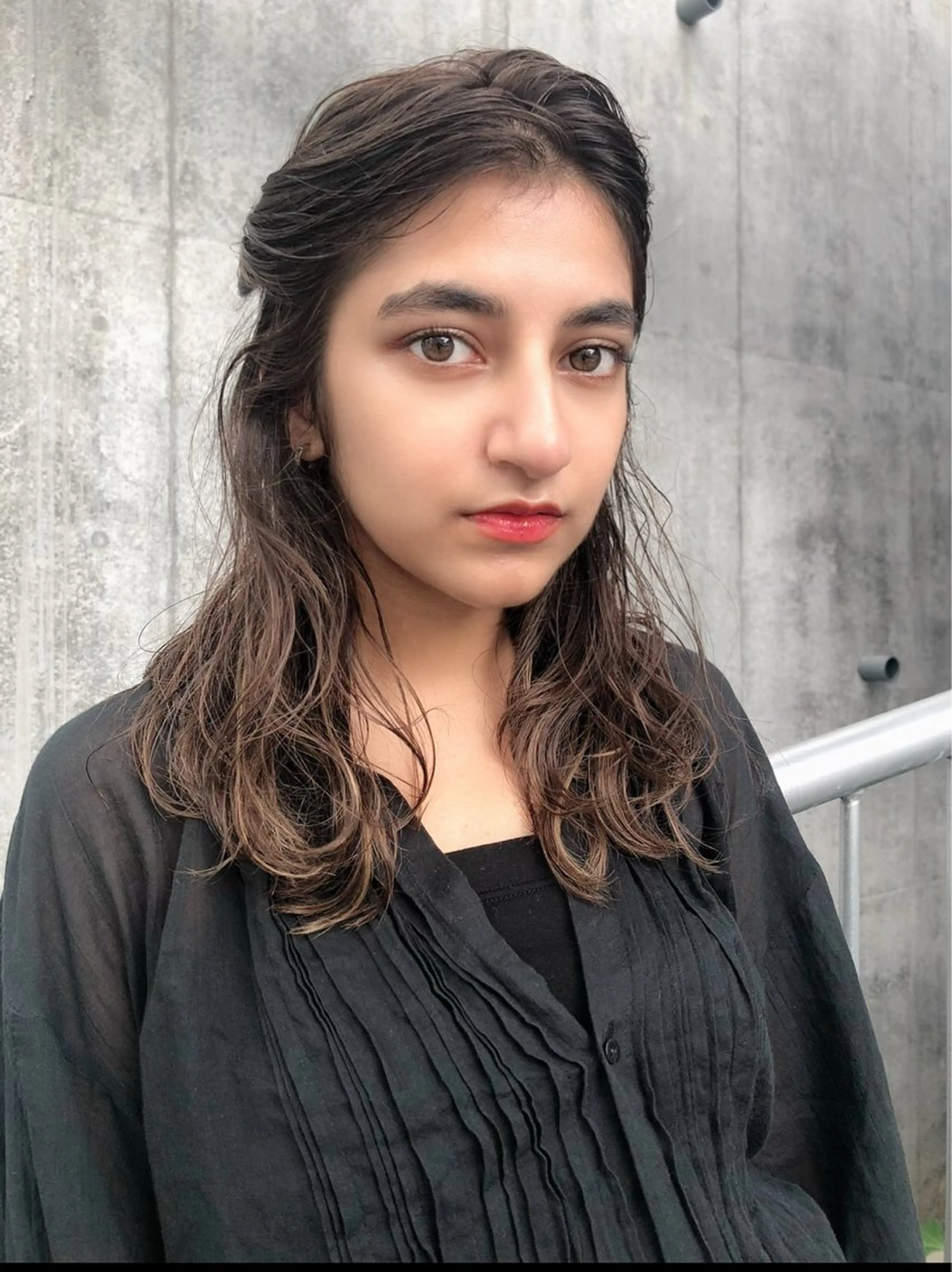 セミロング カラー ハイライトカラー ハイライト マンツーマン施術✂︎ machikaのヘアスタイル