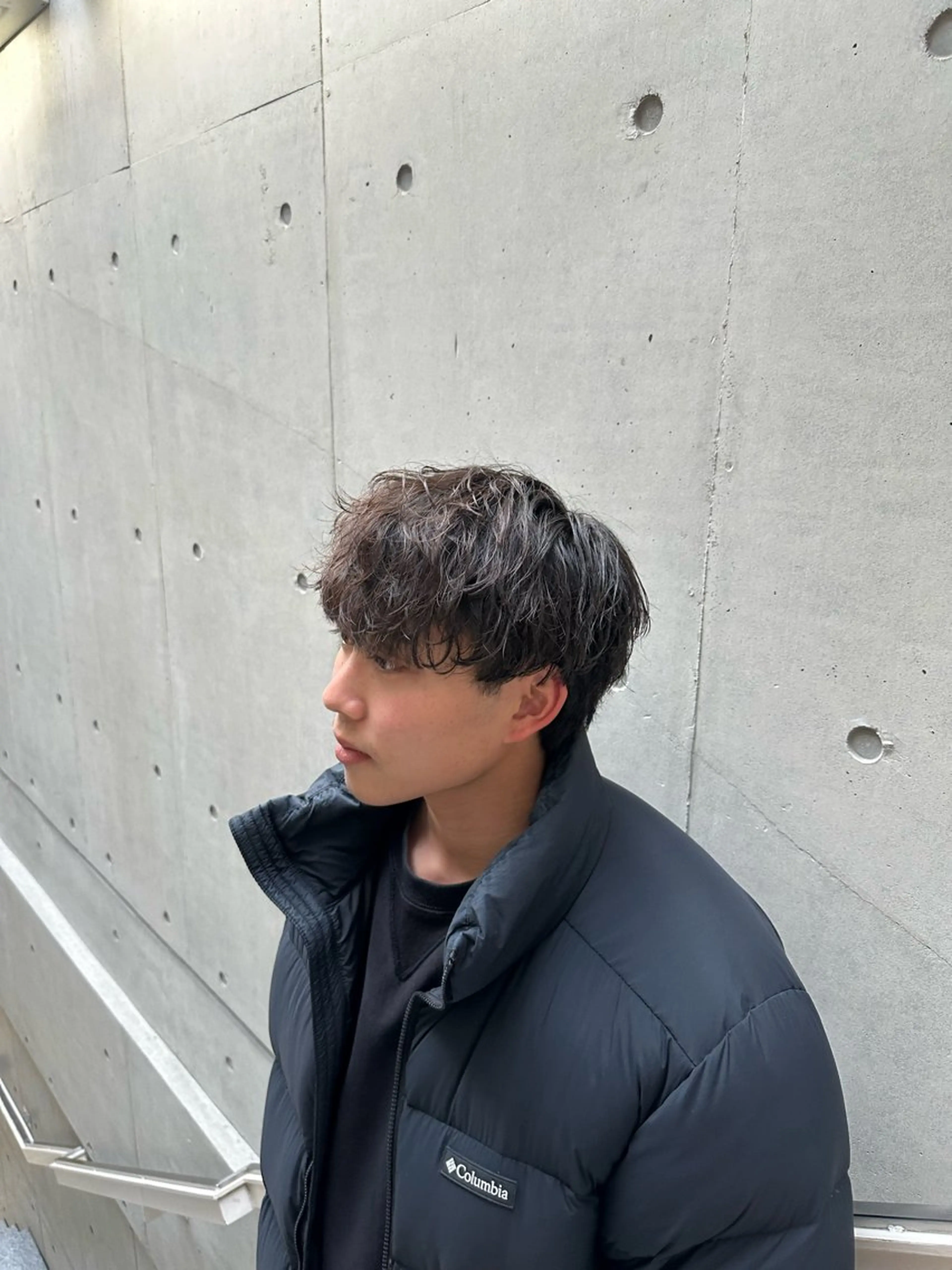 パーマ メンズ little通町筋所属・little 朝陽のヘアスタイル